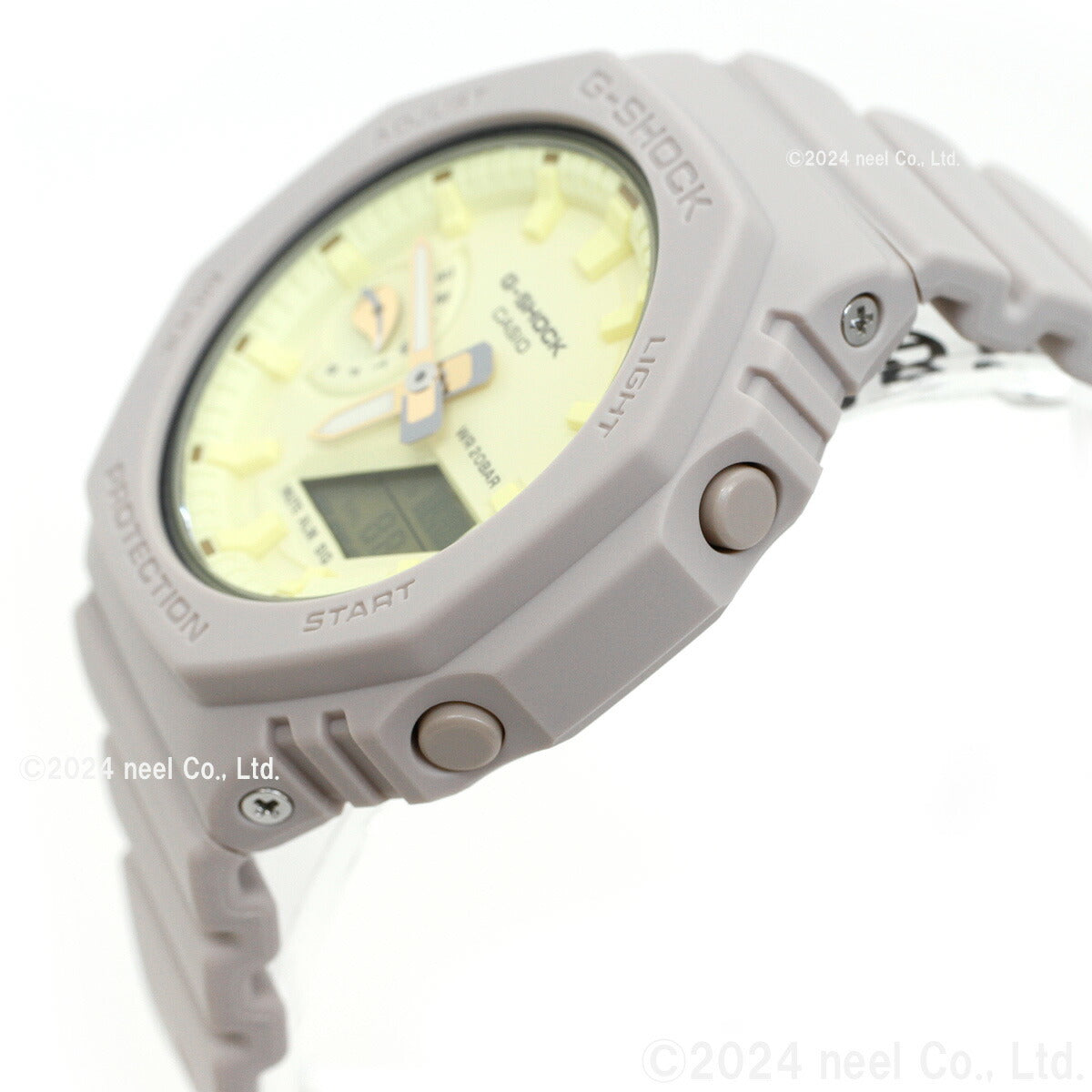 G-SHOCK カシオ Gショック CASIO アナデジ 腕時計 メンズ レディース GMA-S2100NC-4AJF GA-2100 バジルの葉 モチーフ 小型化・薄型化モデル【2023 新作】