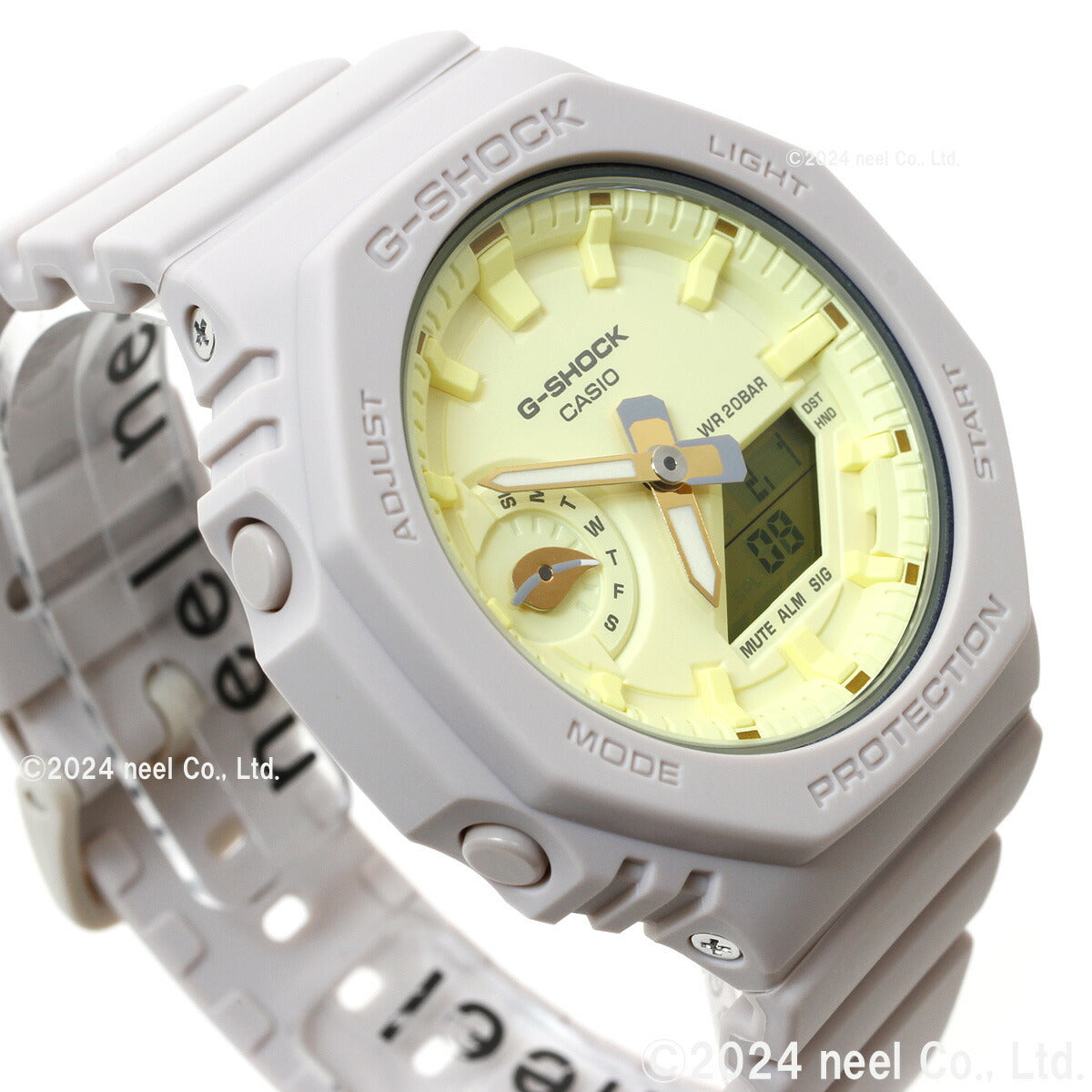 G-SHOCK カシオ Gショック CASIO アナデジ 腕時計 メンズ レディース GMA-S2100NC-4AJF GA-2100 バジルの葉 モチーフ 小型化・薄型化モデル【2023 新作】