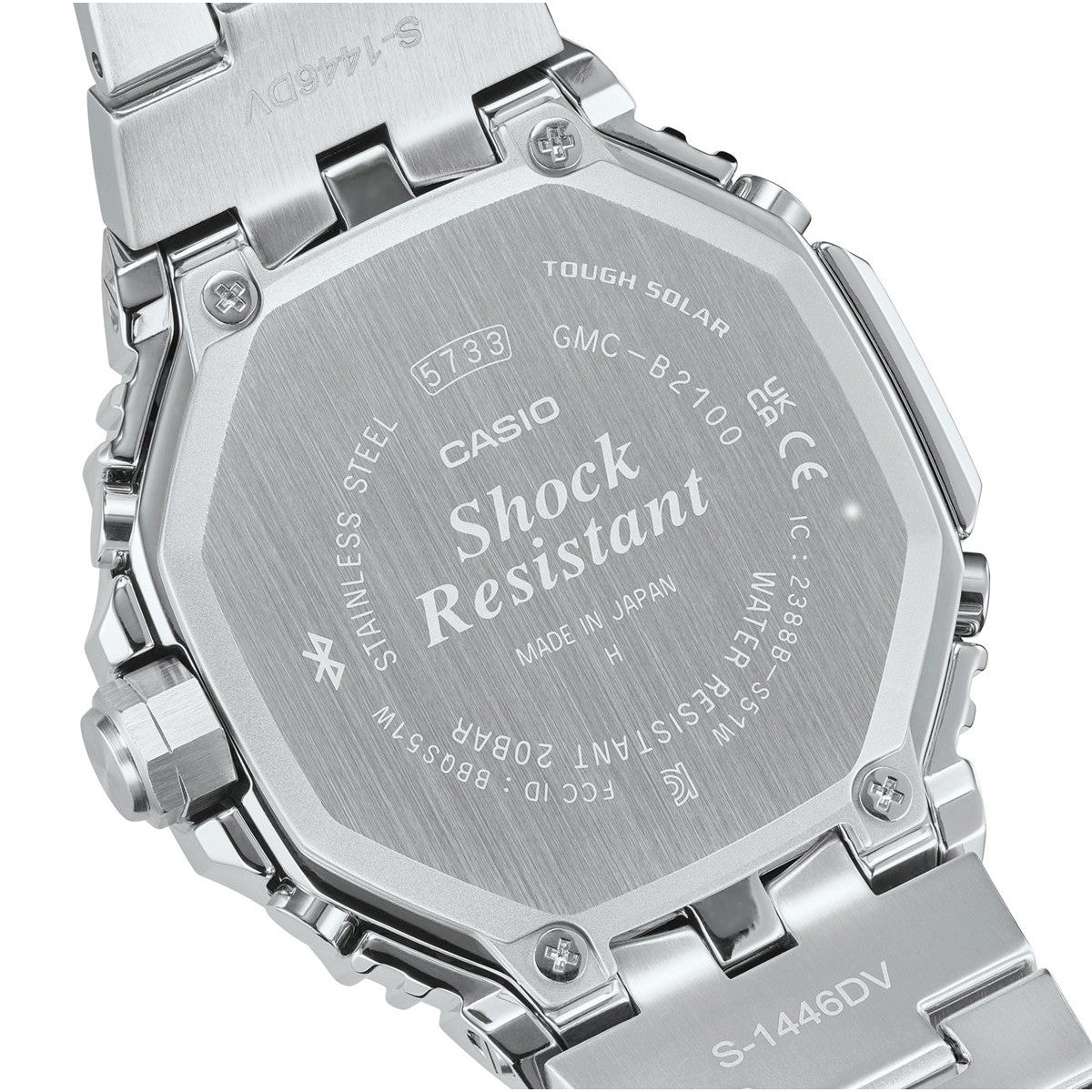 G-SHOCK カシオ Gショック CASIO GMC-B2100BT-1AJF タフソーラー フルメタル クロノグラフ 腕時計 メンズ スマートフォンリンク【2025 新作】