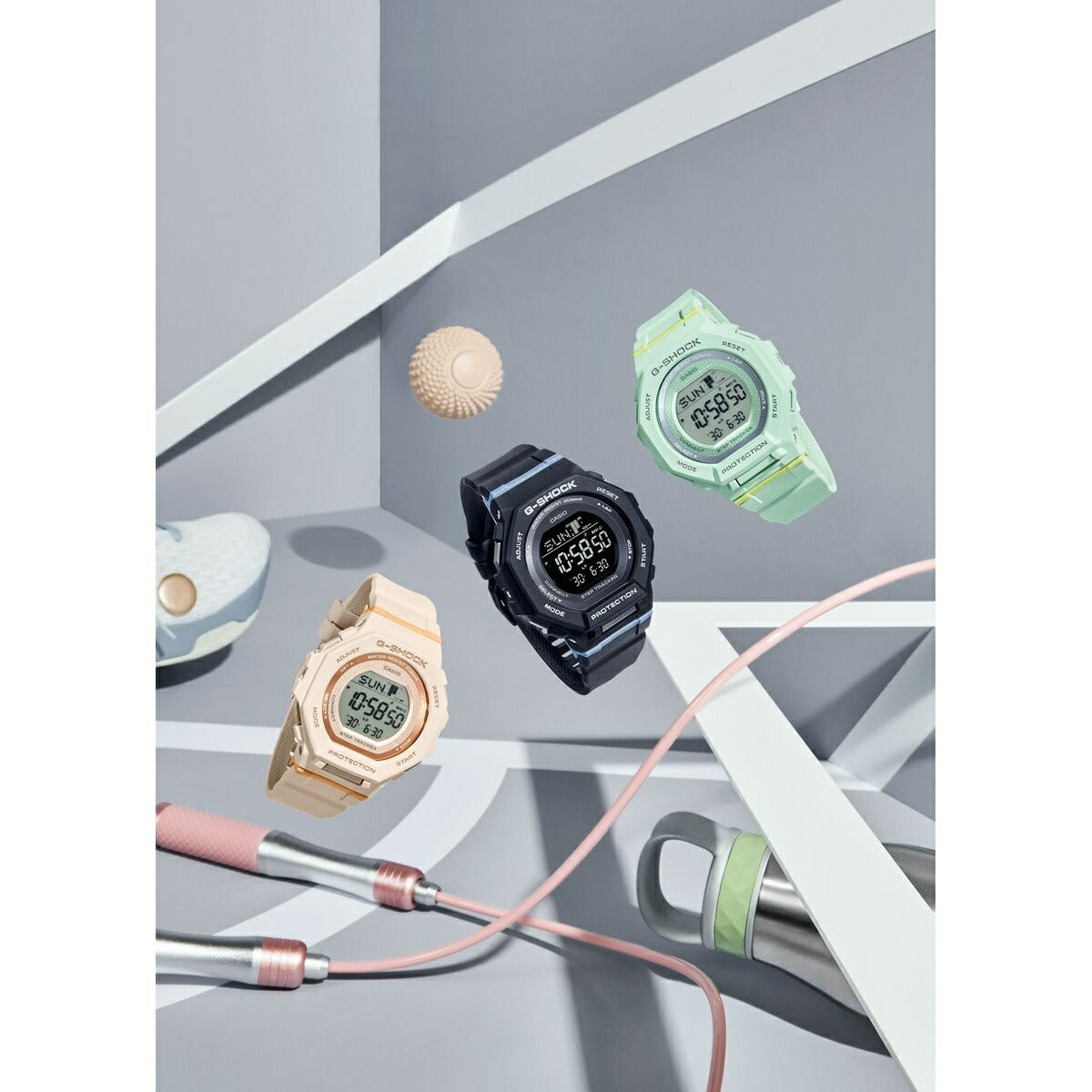 G-SHOCK カシオ Gショック CASIO デジタル 腕時計 GMD-B300-1JF 歩数計測機能 スマートフォンリンク【2024 新作】