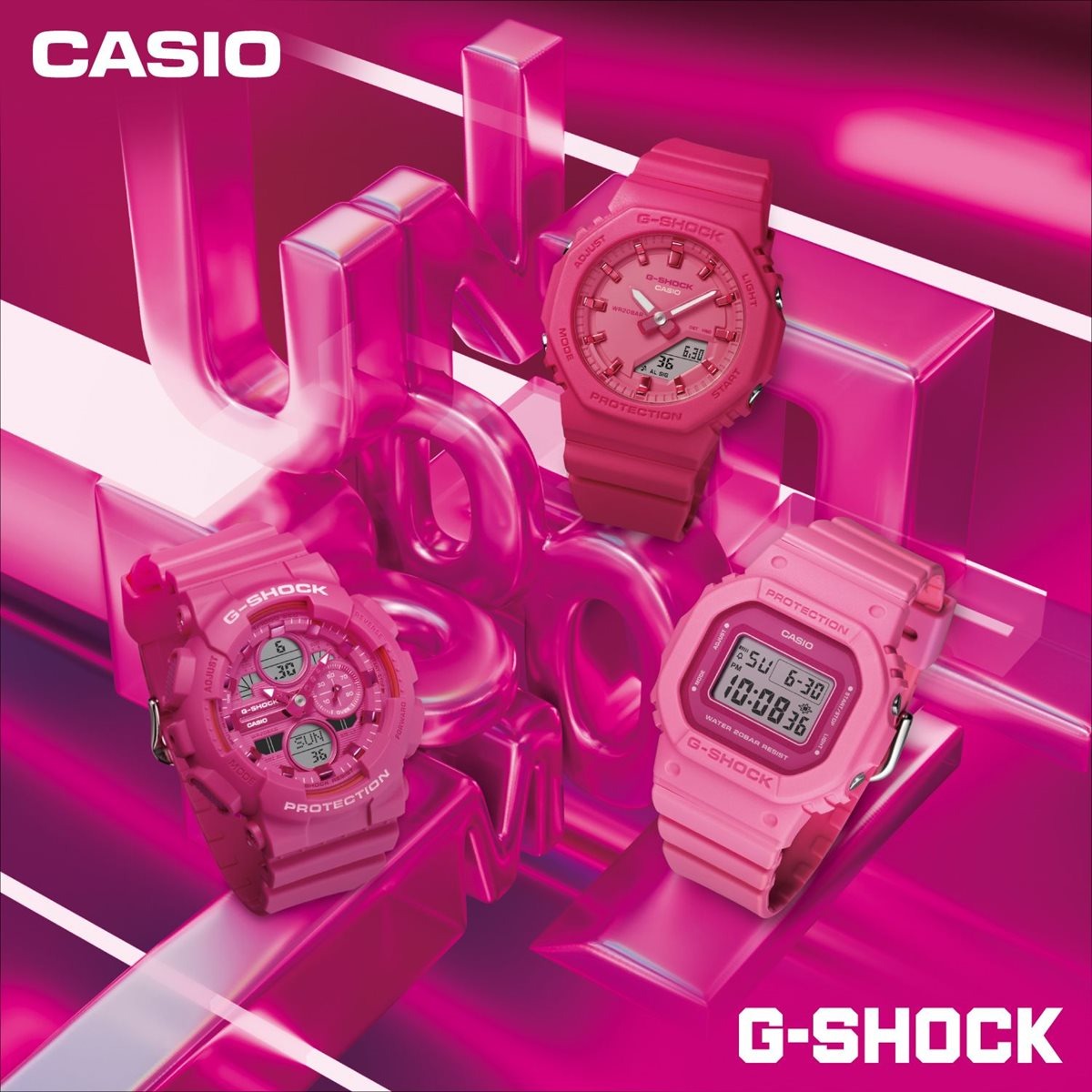G-SHOCK デジタル カシオ Gショック CASIO 腕時計 メンズ レディース GMD-S5610PP-4JF パワーピンク POWER PINK【2025 新作】