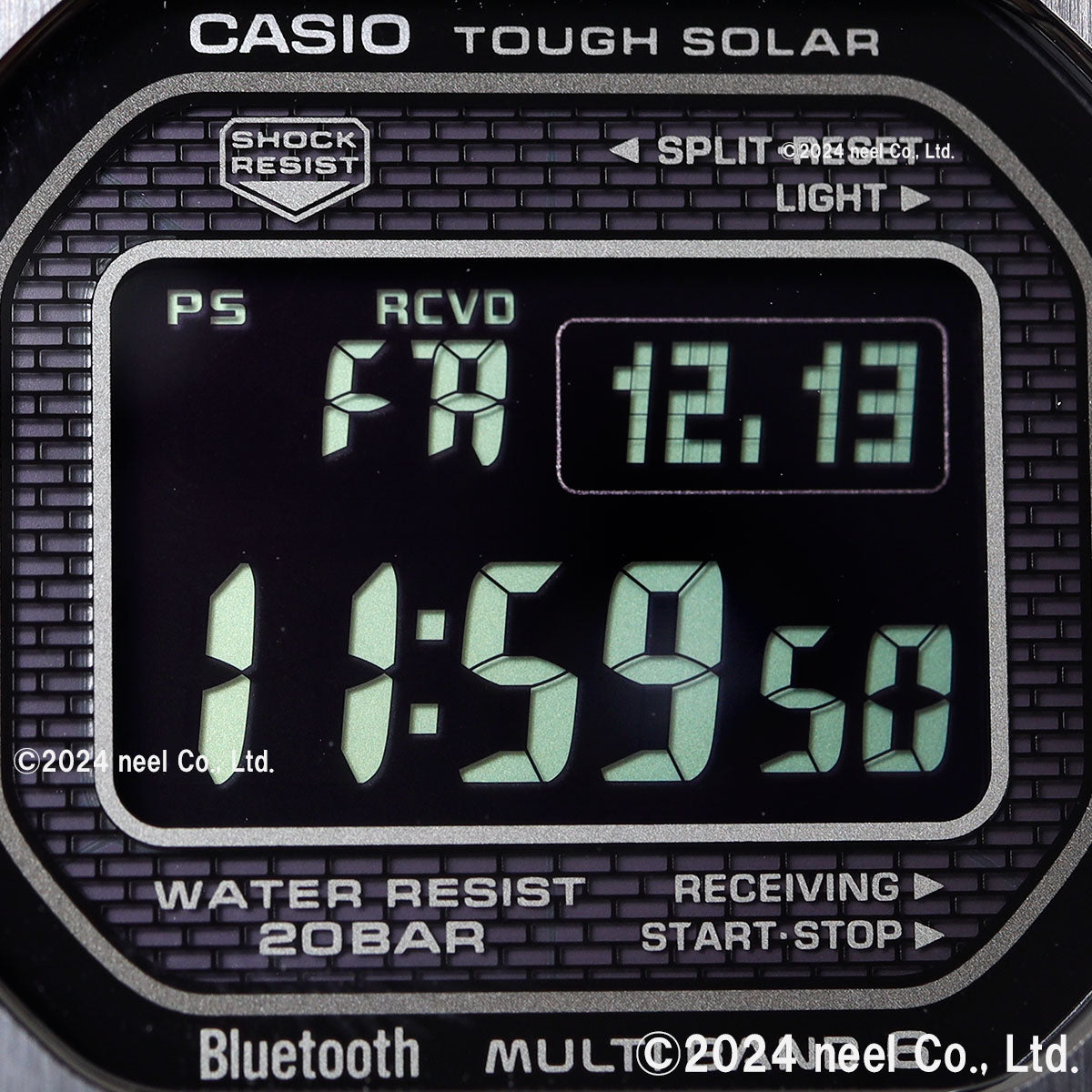 カシオ Gショック CASIO G-SHOCK タフソーラー 電波時計 デジタル 腕時計 メンズ フルメタル ブラック GMW-B5000GD-1JF
