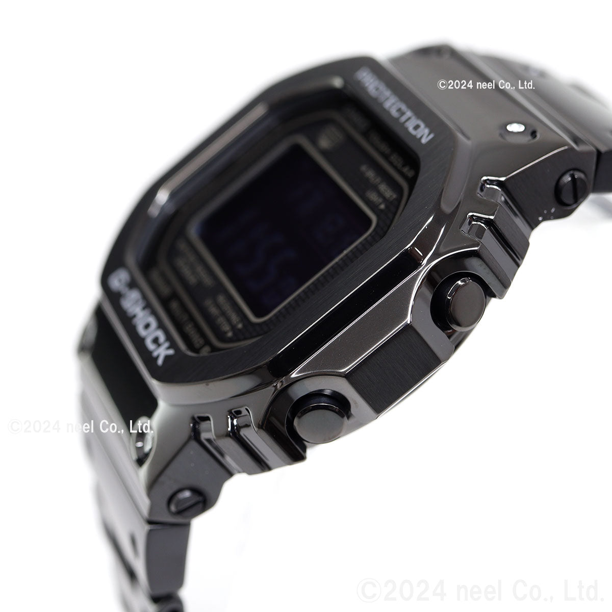 カシオ Gショック CASIO G-SHOCK タフソーラー 電波時計 デジタル 腕時計 メンズ フルメタル ブラック GMW-B5000GD-1JF