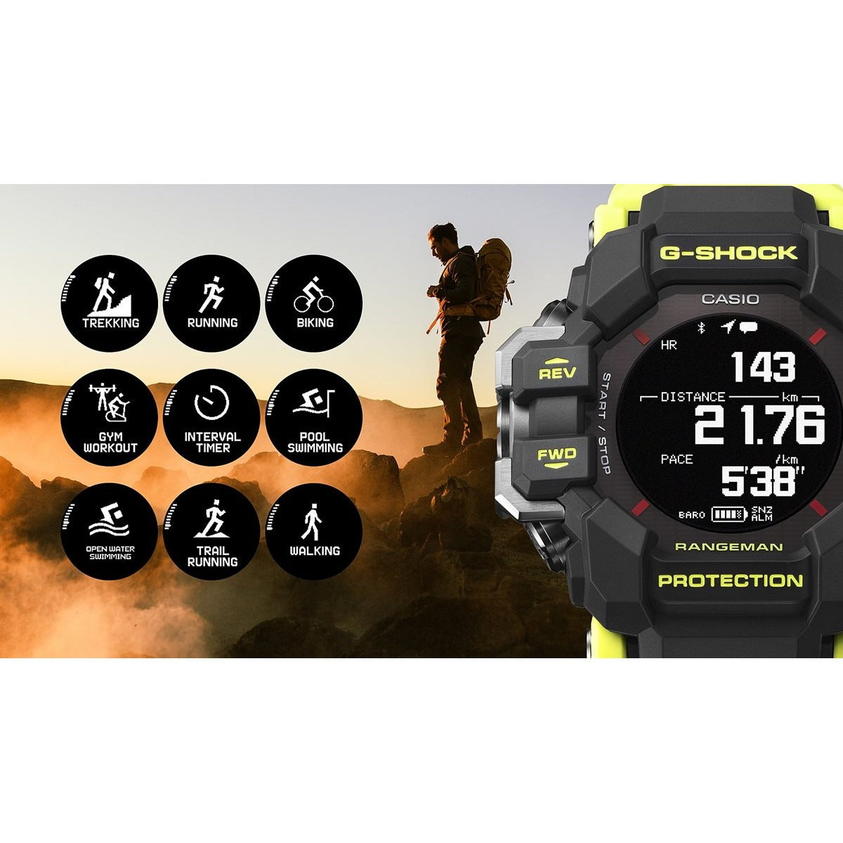 G-SHOCK カシオ Gショック レンジマン CASIO RANGEMAN GPR-H1000RY-1A9JR ソーラー 腕時計 メンズ MASTER OF G【2025 新作】