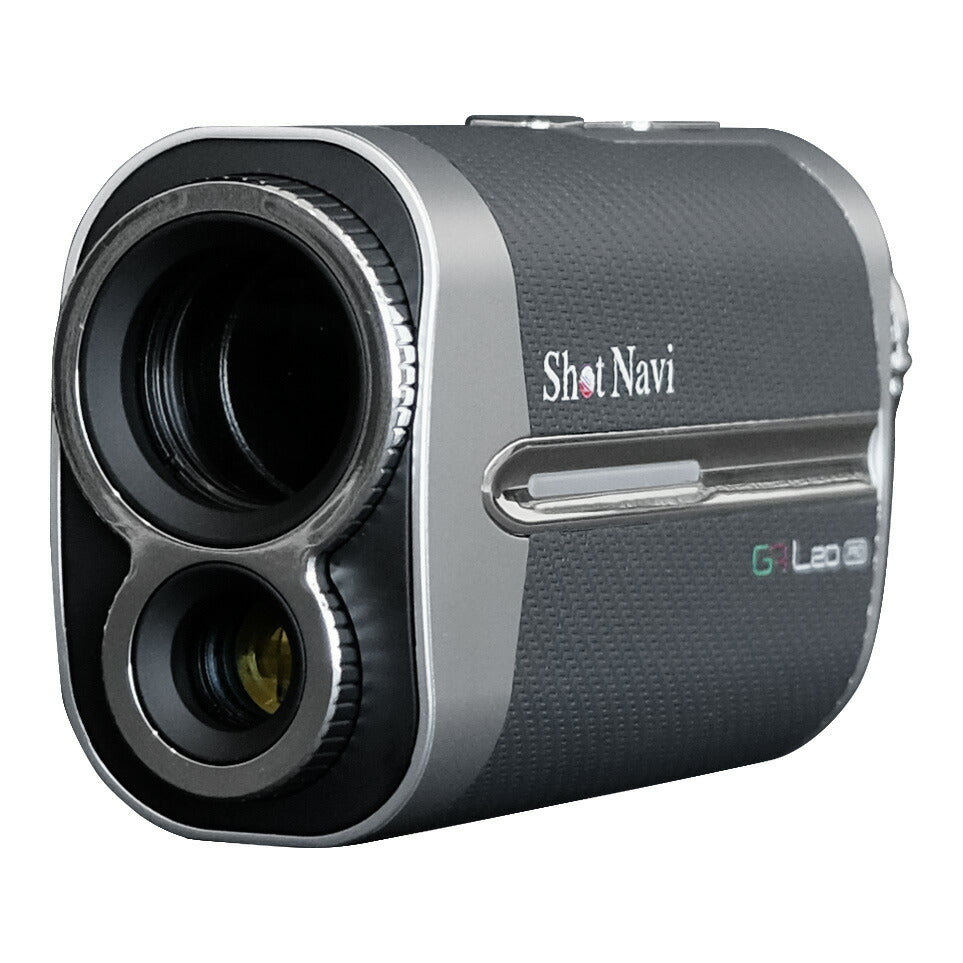 ショットナビ Shot Navi Voice Laser GR Leo PRO ボイスレーザー GR レオ プロ ゴルフ レーザー 距離測定器 距離計測器 カーボングレー