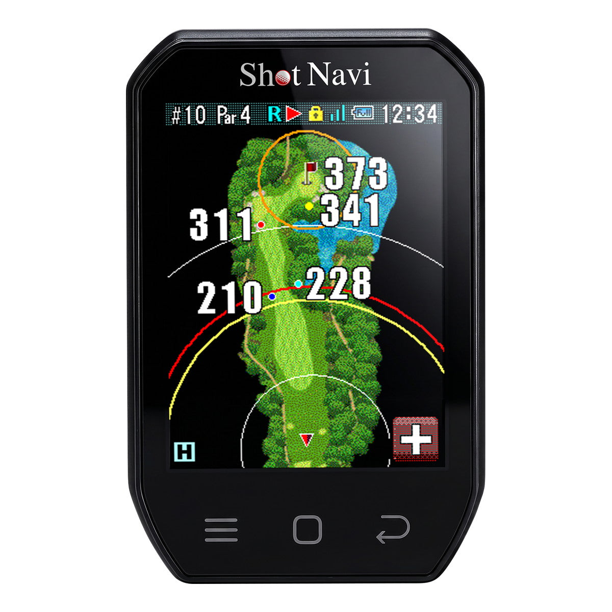 ショットナビ Shot Navi Granz neo グランツ ネオ ハンディ型 タッチパネル GPS ゴルフナビ 距離測定器 距離計測器 ブラック【2026 新作】