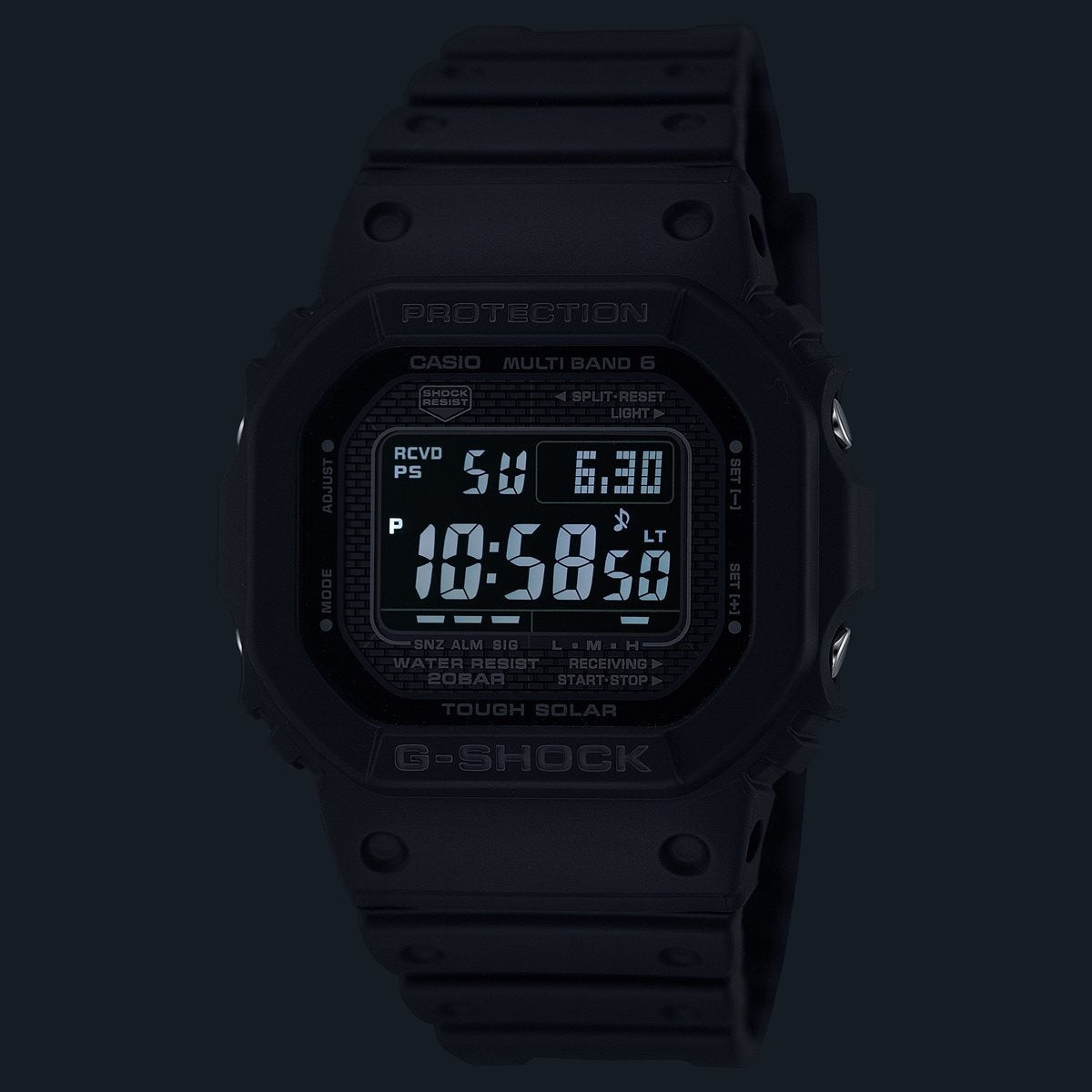 G-SHOCK Gショック GW-5000HS-1JF 電波 ソーラー 電波時計 ブラック デジタル メンズ 腕時計 カシオ CASIO タフソーラー【2025 新作】