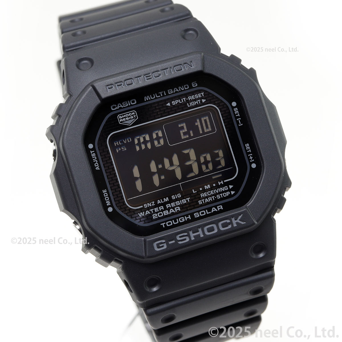 G-SHOCK Gショック GW-5000HS-1JF 電波 ソーラー 電波時計 ブラック デジタル メンズ 腕時計 カシオ CASIO タフソーラー【2025 新作】