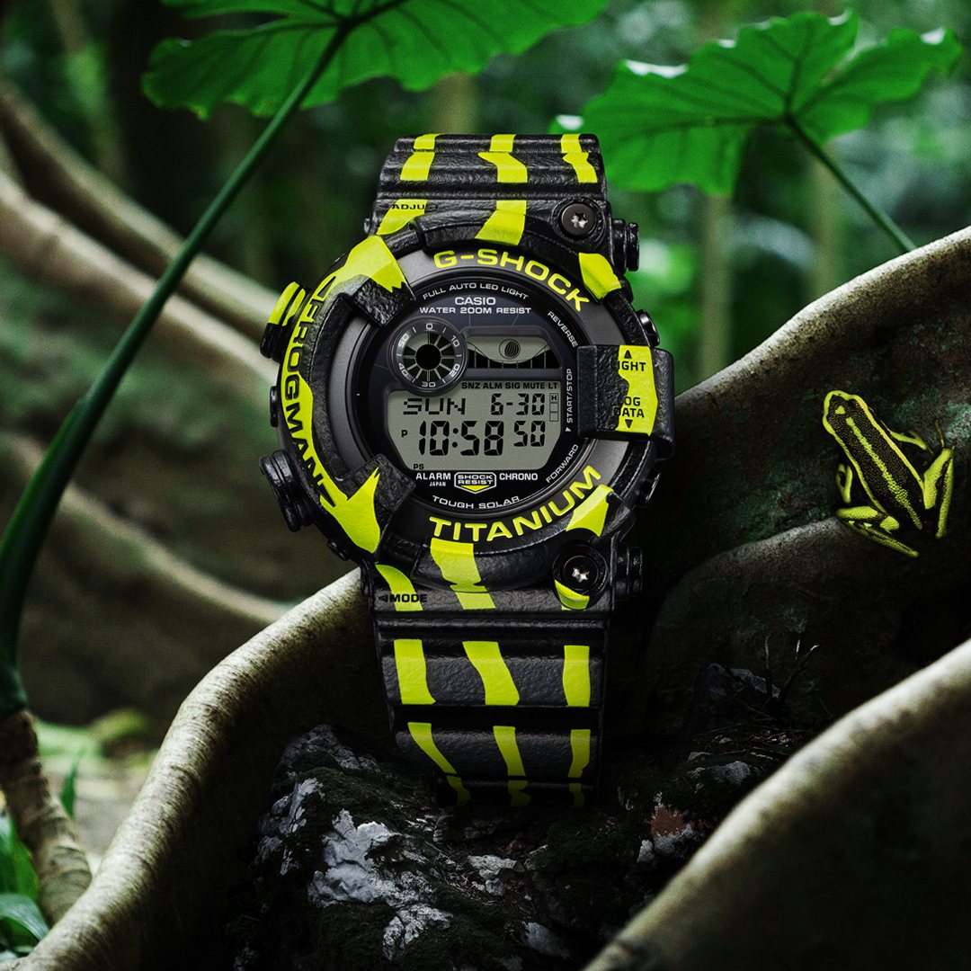 G-SHOCK カシオ Gショック フロッグマン CASIO FROGMAN GW-8200TPF-1JR ソーラー 腕時計 メンズ MASTER OF G ミスジヤドクガエル【2025 新作】