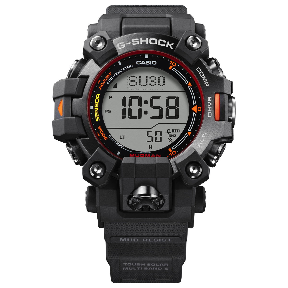 G-SHOCK 電波 ソーラー 電波時計 カシオ Gショック マッドマン MUDMAN CASIO 腕時計 メンズ MASTER OF G GW-9500MEC-1JF【2024 新作】