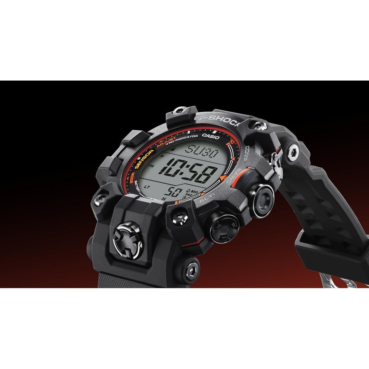 G-SHOCK 電波 ソーラー 電波時計 カシオ Gショック マッドマン MUDMAN CASIO 腕時計 メンズ MASTER OF G GW-9500MEC-1JF【2024 新作】