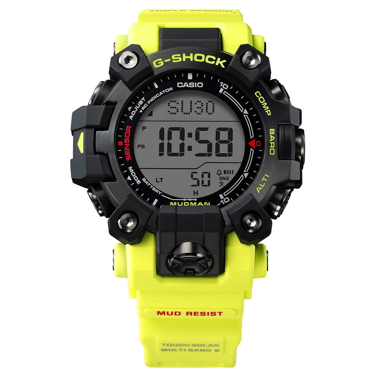G-SHOCK 電波 ソーラー 電波時計 カシオ Gショック マッドマン MUDMAN CASIO 腕時計 メンズ MASTER OF G GW-9500MRY-1A9JF【2025 新作】