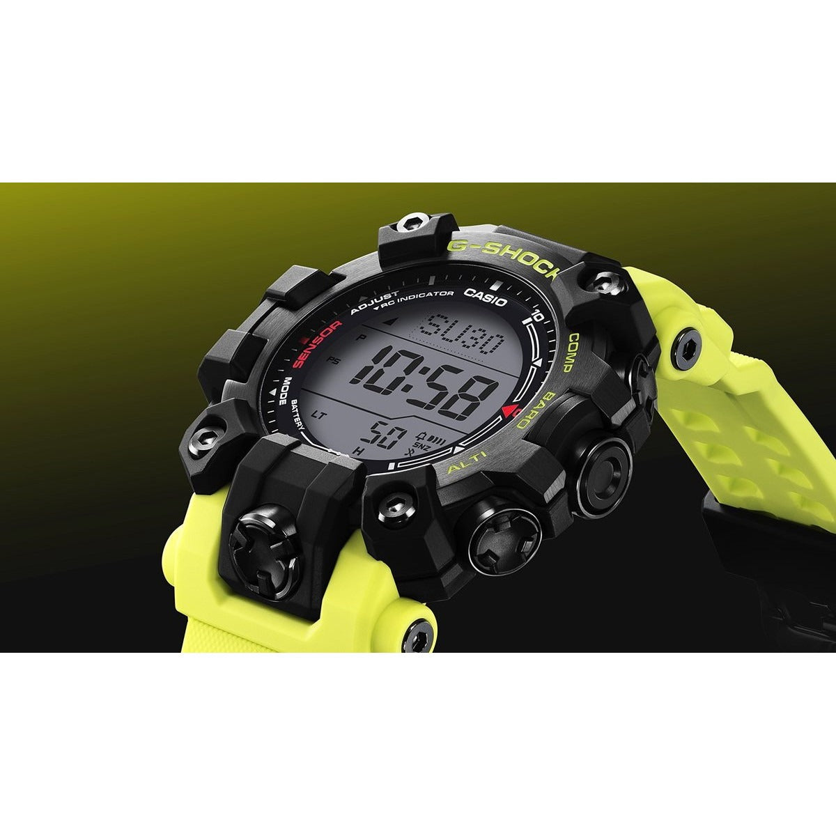 G-SHOCK 電波 ソーラー 電波時計 カシオ Gショック マッドマン MUDMAN CASIO 腕時計 メンズ MASTER OF G GW-9500MRY-1A9JF【2025 新作】