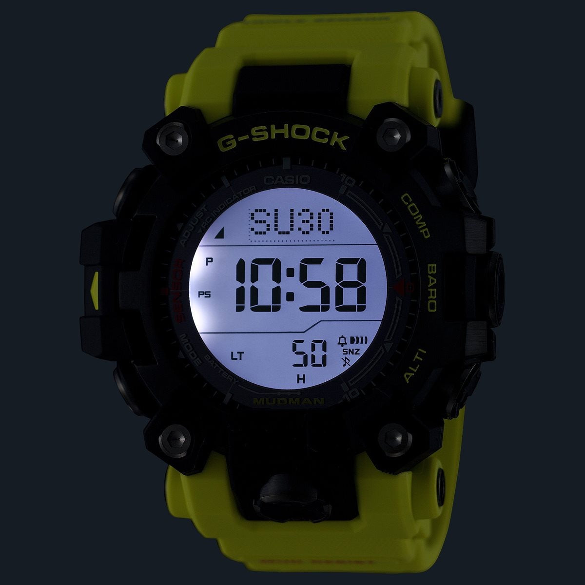 G-SHOCK 電波 ソーラー 電波時計 カシオ Gショック マッドマン MUDMAN CASIO 腕時計 メンズ MASTER OF G GW-9500MRY-1A9JF【2025 新作】