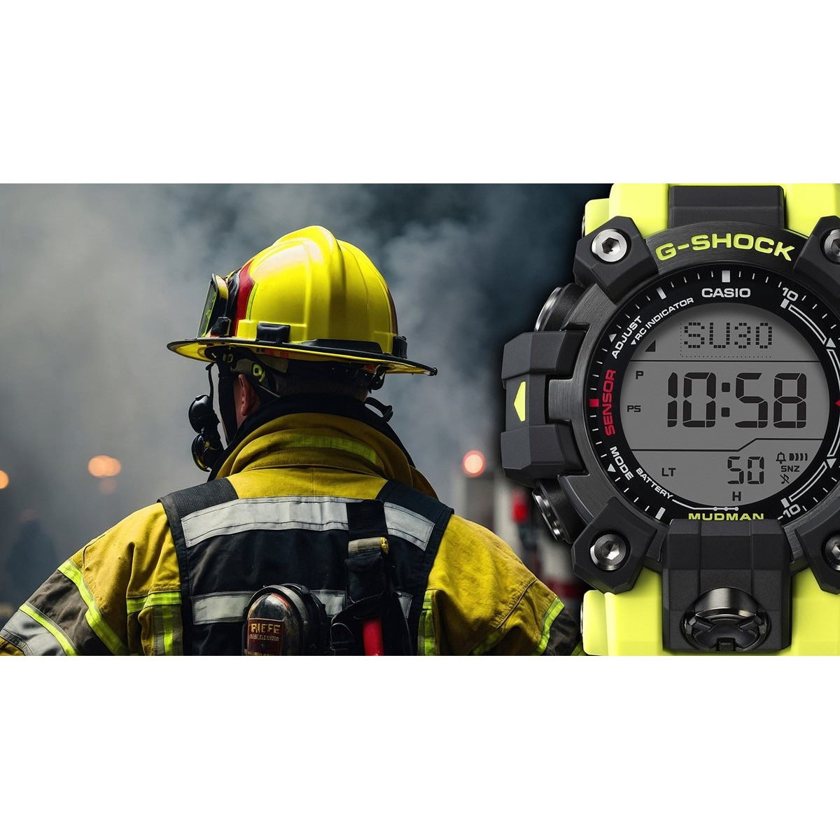 G-SHOCK 電波 ソーラー 電波時計 カシオ Gショック マッドマン MUDMAN CASIO 腕時計 メンズ MASTER OF G GW-9500MRY-1A9JF【2025 新作】