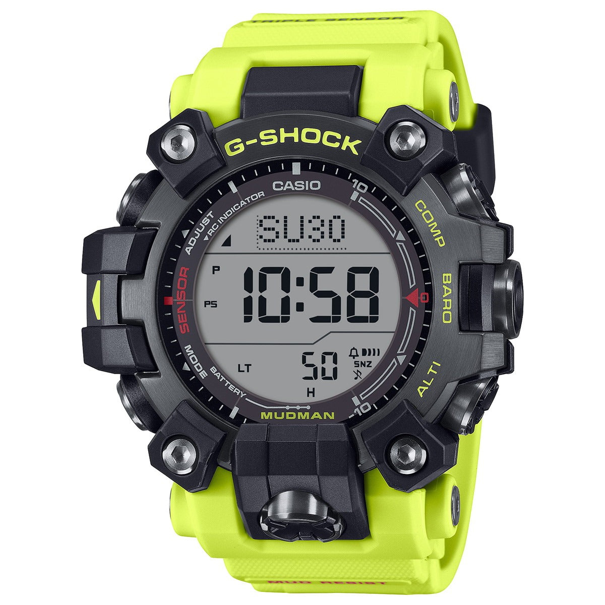 G-SHOCK 電波 ソーラー 電波時計 カシオ Gショック マッドマン MUDMAN CASIO 腕時計 メンズ MASTER OF G GW-9500MRY-1A9JF【2025 新作】