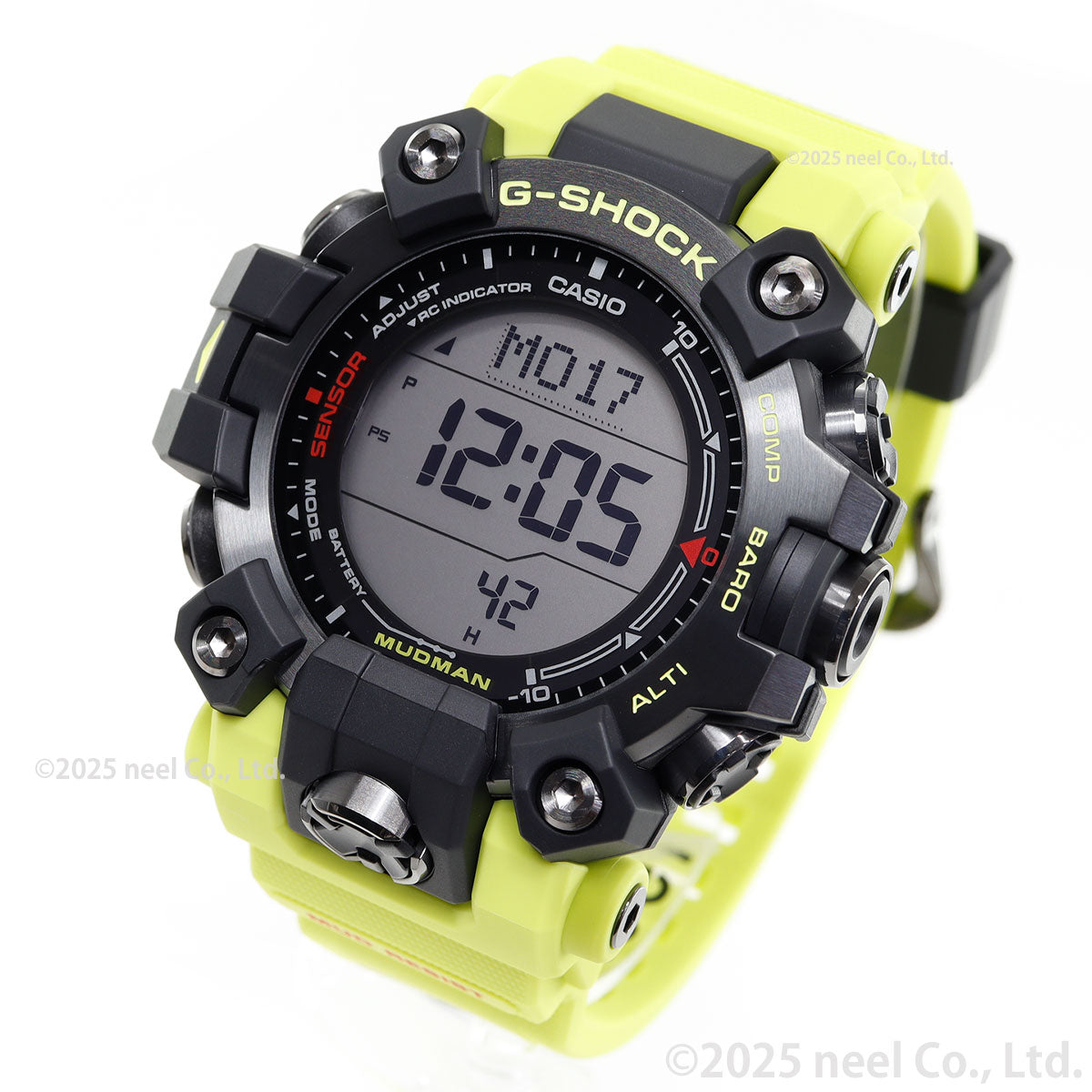 G-SHOCK 電波 ソーラー 電波時計 カシオ Gショック マッドマン MUDMAN CASIO 腕時計 メンズ MASTER OF G GW-9500MRY-1A9JF【2025 新作】