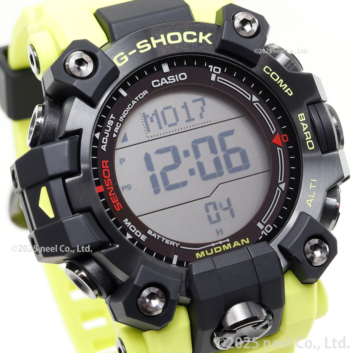 G-SHOCK 電波 ソーラー 電波時計 カシオ Gショック マッドマン MUDMAN CASIO 腕時計 メンズ MASTER OF G GW-9500MRY-1A9JF【2025 新作】