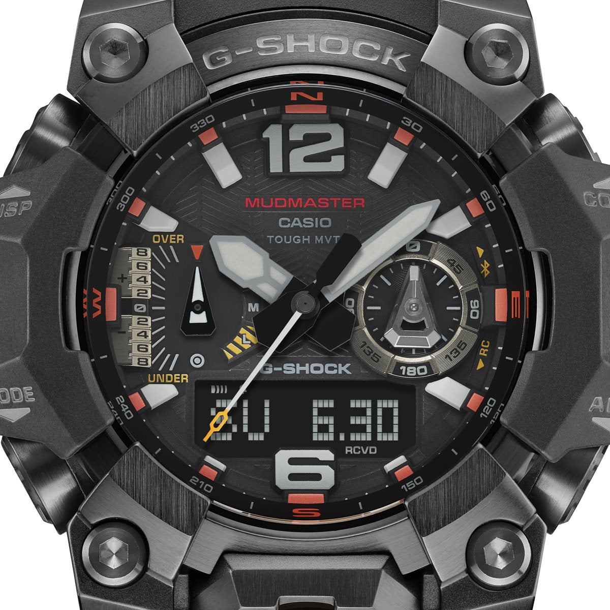 G-SHOCK 電波 ソーラー 電波時計 カシオ Gショック マッドマスター MUDMASTER CASIO 腕時計 メンズ MASTER OF G GWG-B1000EC-1AJF【2024 新作】