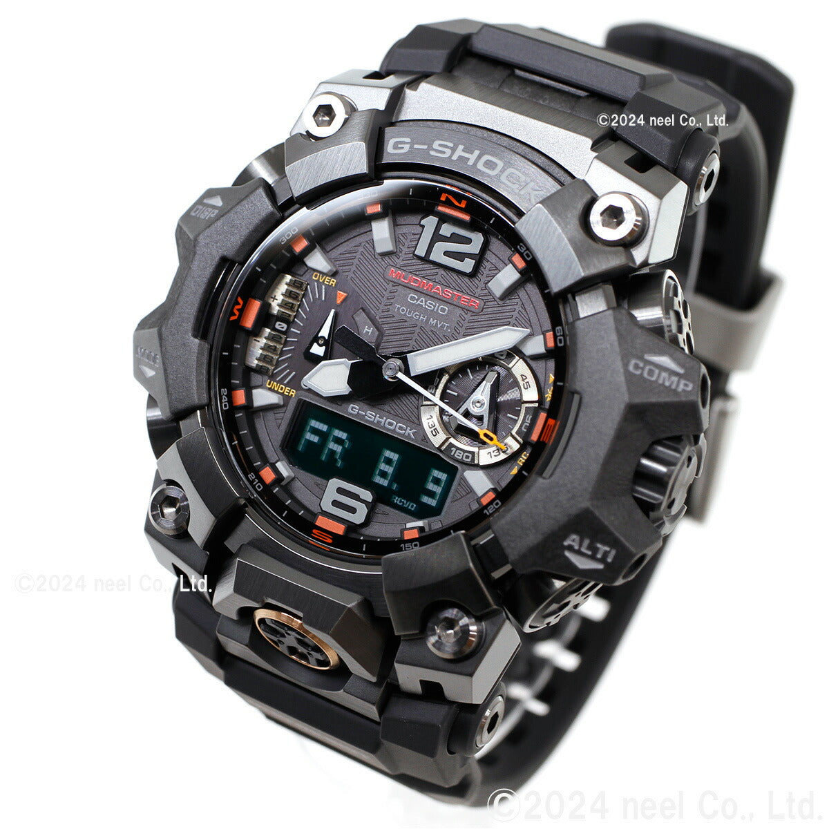 G-SHOCK 電波 ソーラー 電波時計 カシオ Gショック マッドマスター MUDMASTER CASIO 腕時計 メンズ MASTER OF G GWG-B1000EC-1AJF【2024 新作】
