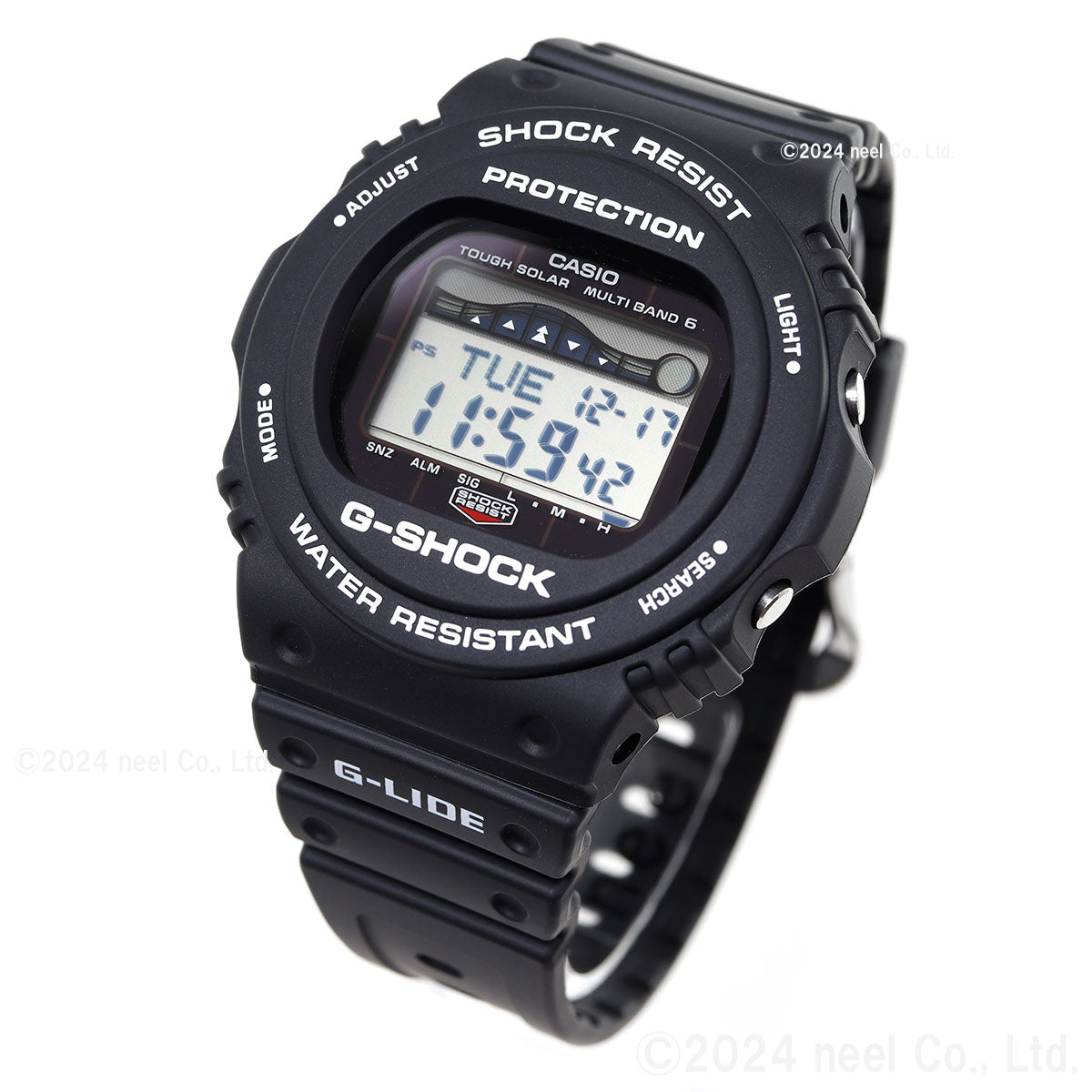 G-SHOCK 電波 ソーラー 電波時計 ブラック カシオ Gショック G-LIDE 腕時計 メンズ CASIO GWX-5700CS-1JF