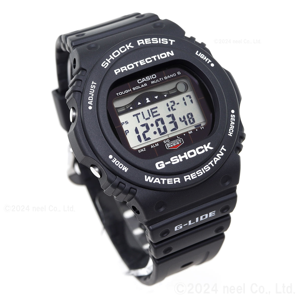 G-SHOCK 電波 ソーラー 電波時計 ブラック カシオ Gショック G-LIDE 腕時計 メンズ CASIO GWX-5700CS-1JF
