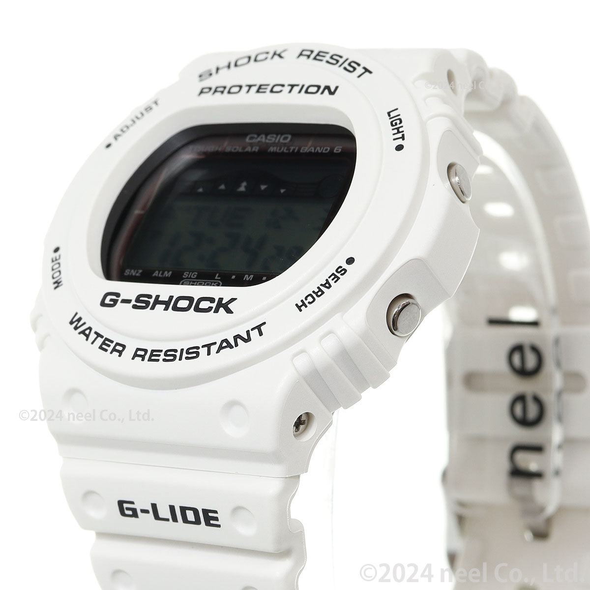 G-SHOCK 電波 ソーラー 電波時計 ホワイト 白 カシオ Gショック G-LIDE 腕時計 メンズ CASIO GWX-5700CS-7JF