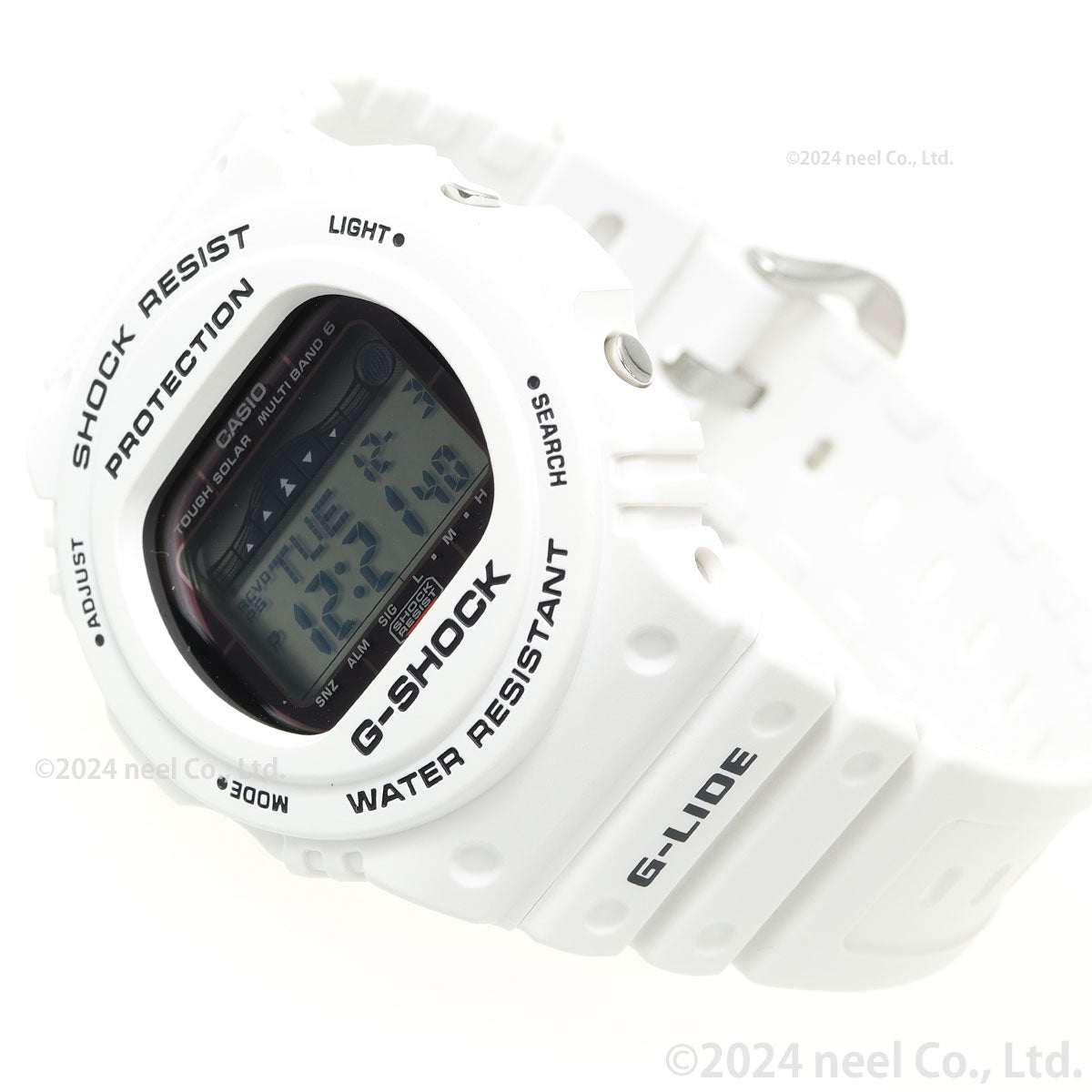 G-SHOCK 電波 ソーラー 電波時計 ホワイト 白 カシオ Gショック G-LIDE 腕時計 メンズ CASIO GWX-5700CS-7JF