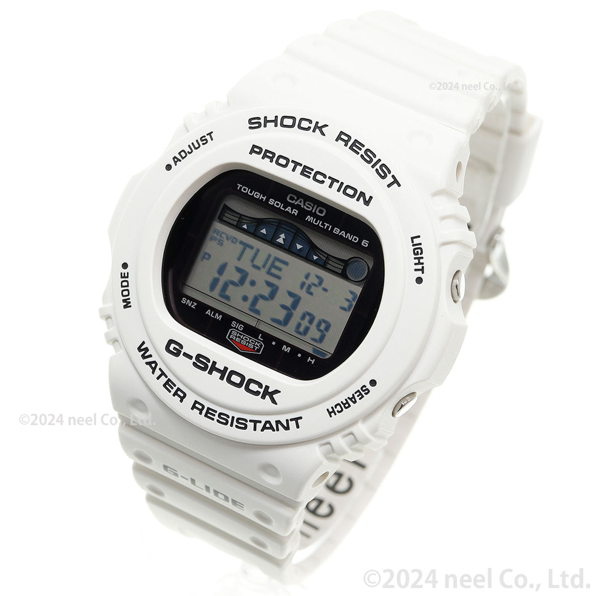 G-SHOCK 電波 ソーラー 電波時計 ホワイト 白 カシオ Gショック G-LIDE 腕時計 メンズ CASIO GWX-5700CS-7JF
