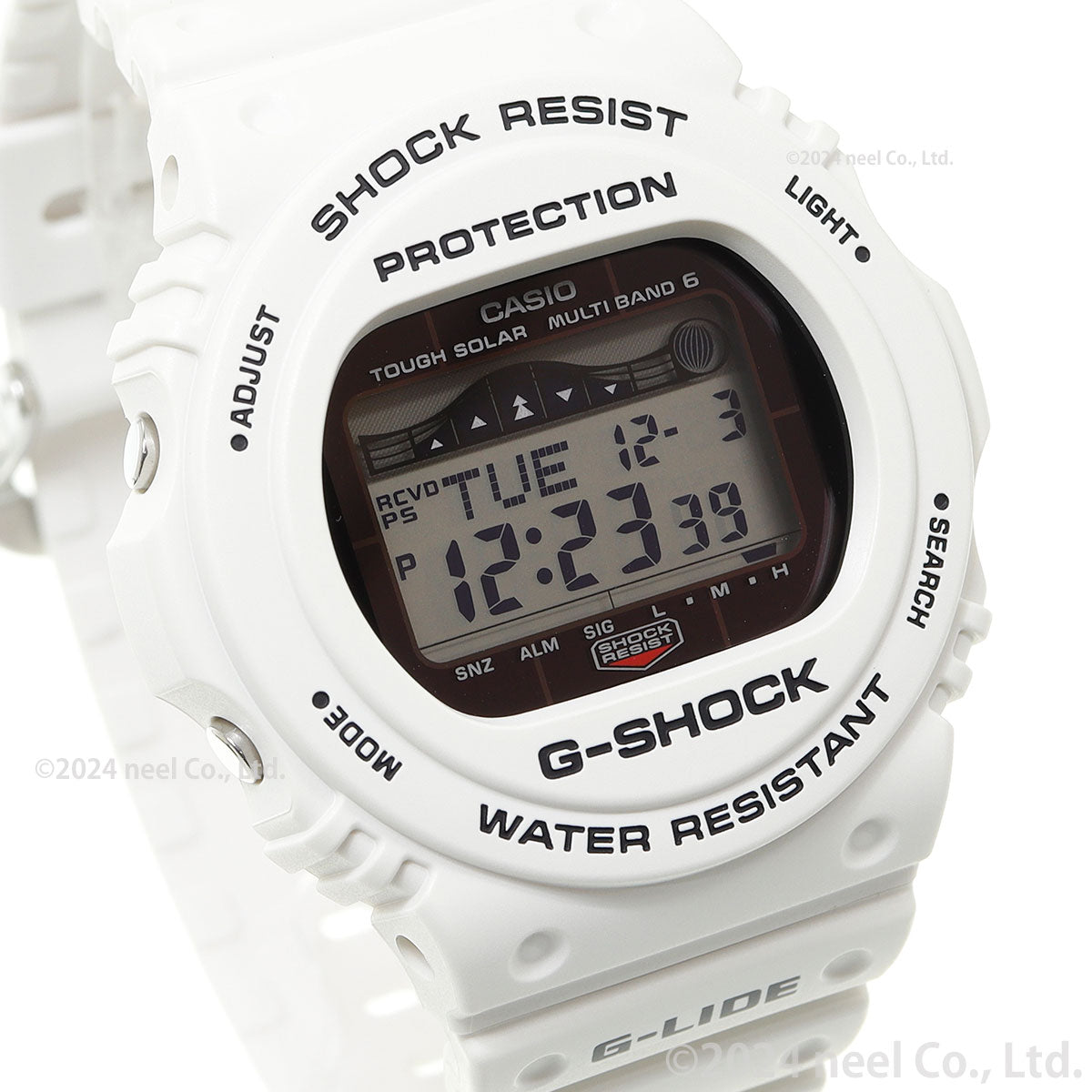 G-SHOCK 電波 ソーラー 電波時計 ホワイト 白 カシオ Gショック G-LIDE 腕時計 メンズ CASIO GWX-5700CS-7JF