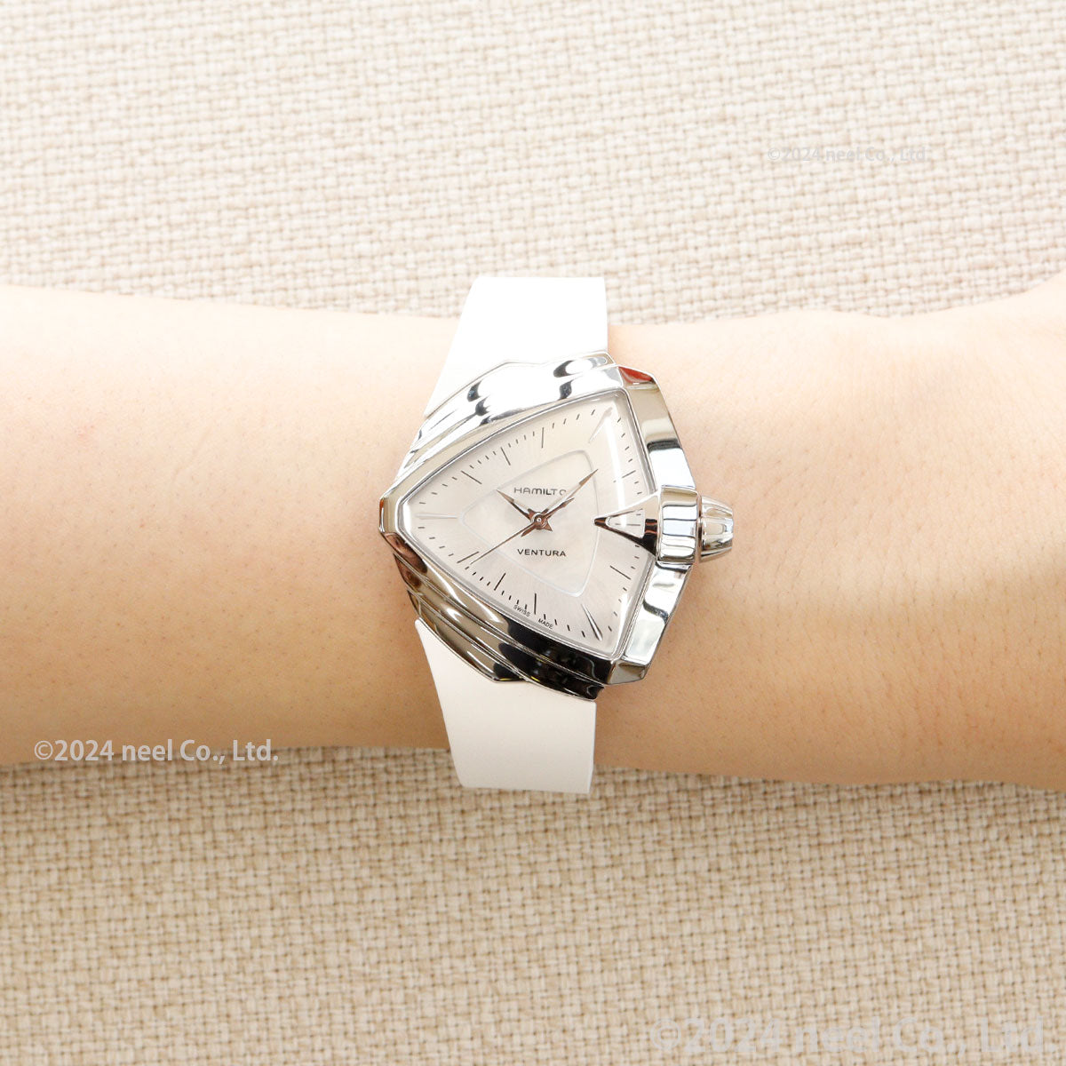 ハミルトン HAMILTON ベンチュラ S クオーツ H24251391 腕時計 レディース S QUARTZ【正規品】【60回分割手数料無料!】