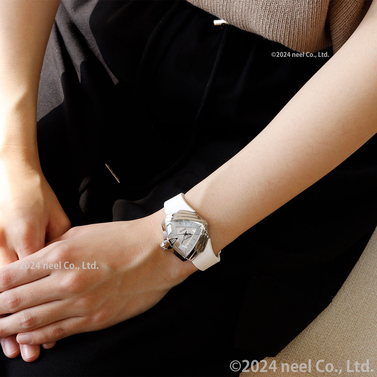 ハミルトン HAMILTON ベンチュラ S クオーツ H24251391 腕時計 レディース S QUARTZ【正規品】【60回分割手数料無料!】