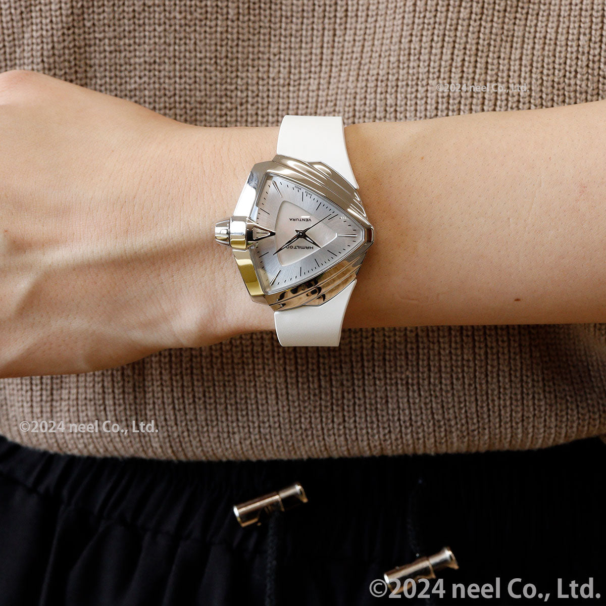 ハミルトン HAMILTON ベンチュラ S クオーツ H24251391 腕時計 レディース S QUARTZ【正規品】【60回分割手数料無料!】