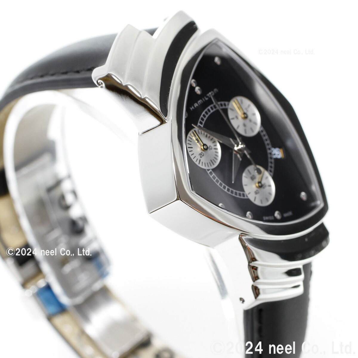 ハミルトン HAMILTON ベンチュラ クロノグラフ H24412732 腕時計 メンズ【正規品】【60回分割手数料無料!】