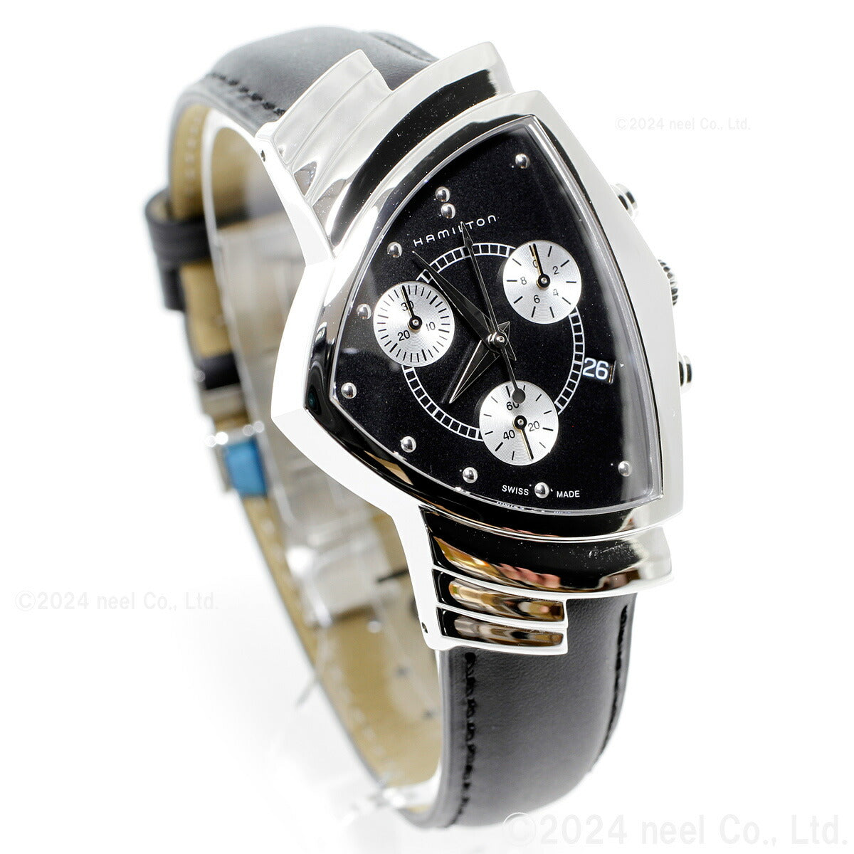 ハミルトン HAMILTON ベンチュラ クロノグラフ H24412732 腕時計 メンズ【正規品】【60回分割手数料無料!】
