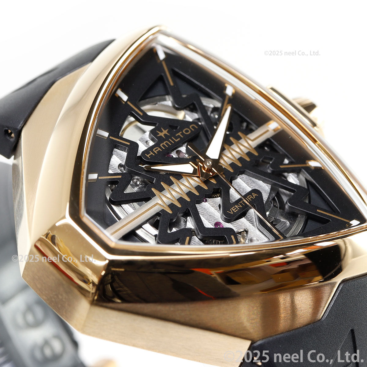 ハミルトン HAMILTON ベンチュラ エルヴィス80 スケルトン オート H24525331 腕時計 メンズ 自動巻き VENTURA ELVIS80 SKELETON AUTO【正規品】【60回分割手数料無料!】