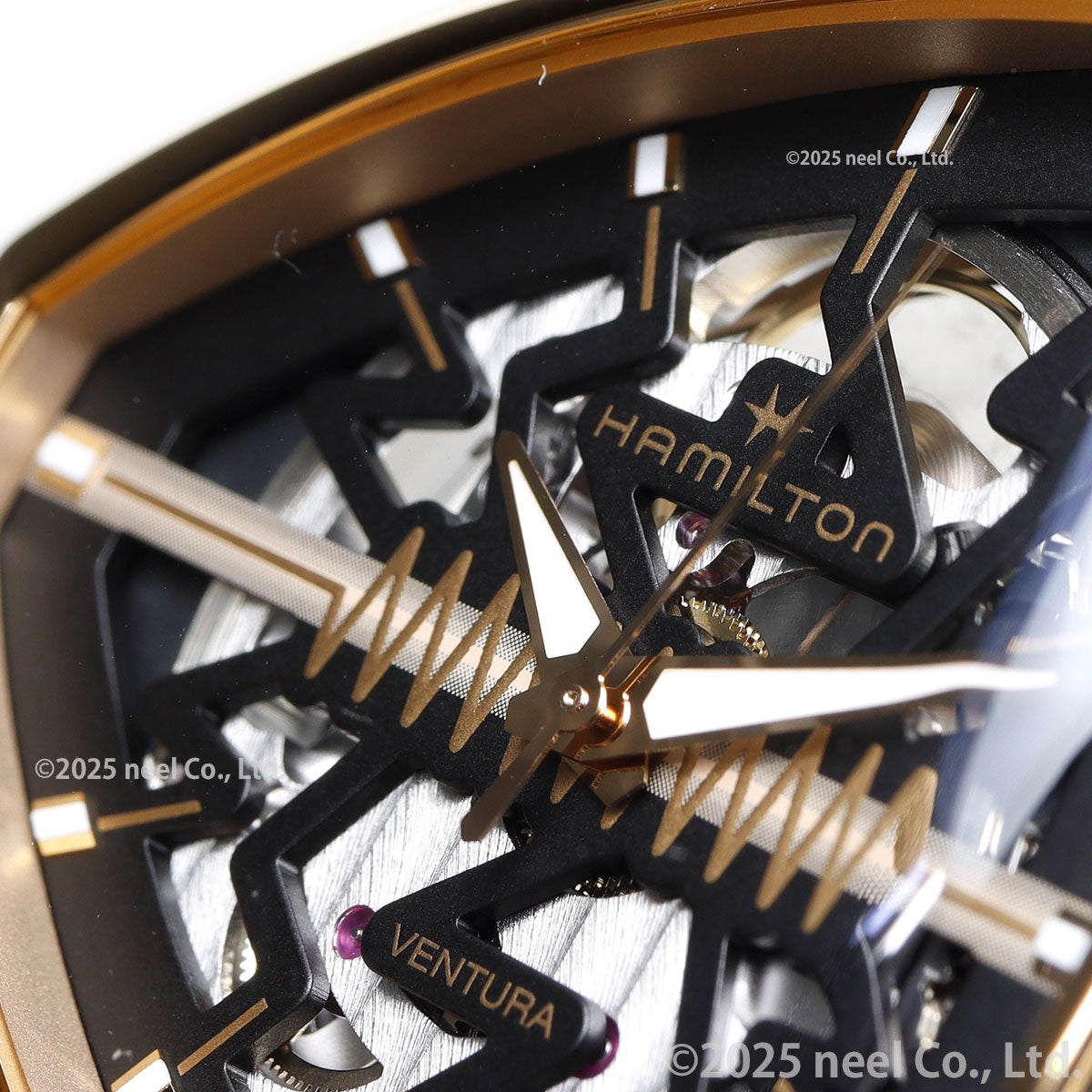 ハミルトン HAMILTON ベンチュラ エルヴィス80 スケルトン オート H24525331 腕時計 メンズ 自動巻き VENTURA ELVIS80 SKELETON AUTO【正規品】【60回分割手数料無料!】