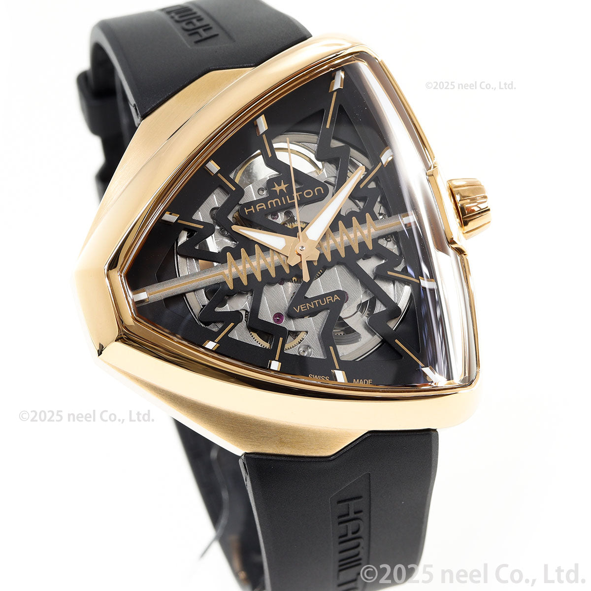 ハミルトン HAMILTON ベンチュラ エルヴィス80 スケルトン オート H24525331 腕時計 メンズ 自動巻き VENTURA ELVIS80 SKELETON AUTO【正規品】【60回分割手数料無料!】
