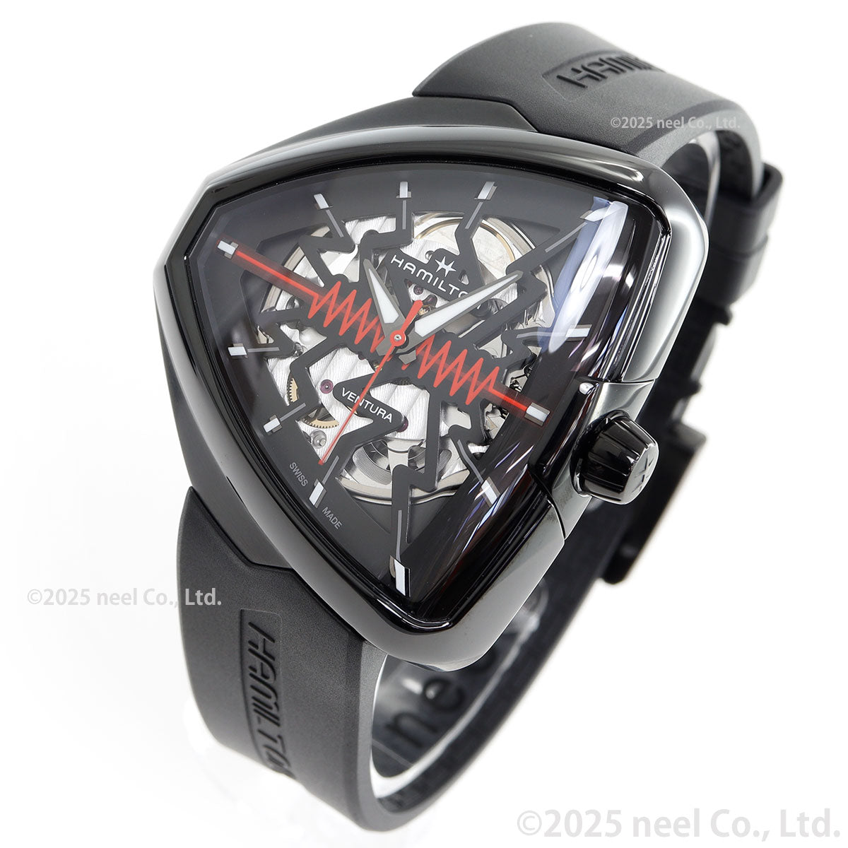 ハミルトン HAMILTON ベンチュラ エルヴィス80 スケルトン オート H24535331 腕時計 メンズ 自動巻き VENTURA ELVIS80 SKELETON AUTO【正規品】【60回分割手数料無料!】