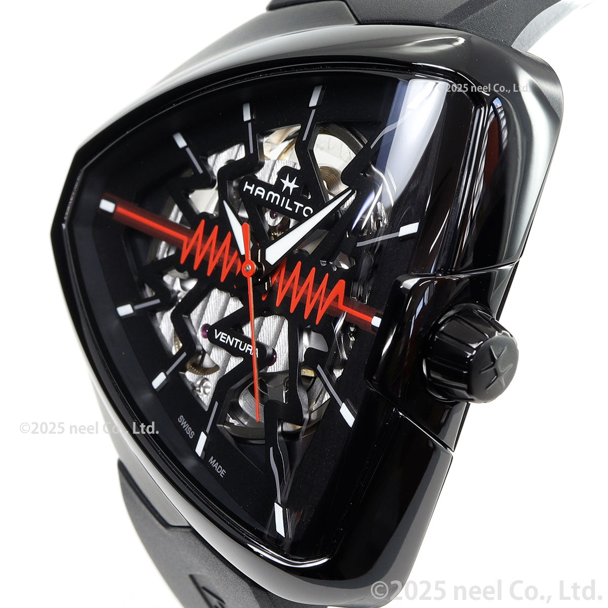 ハミルトン HAMILTON ベンチュラ エルヴィス80 スケルトン オート H24535331 腕時計 メンズ 自動巻き VENTURA ELVIS80 SKELETON AUTO【正規品】【60回分割手数料無料!】