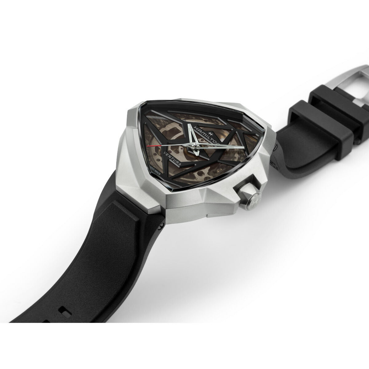 ハミルトン HAMILTON ベンチュラ エッジ スケルトン H24635330 腕時計 メンズ 自動巻き VENTURA EDGE SKELETON【2025 新作】【正規品】【60回分割手数料無料!】