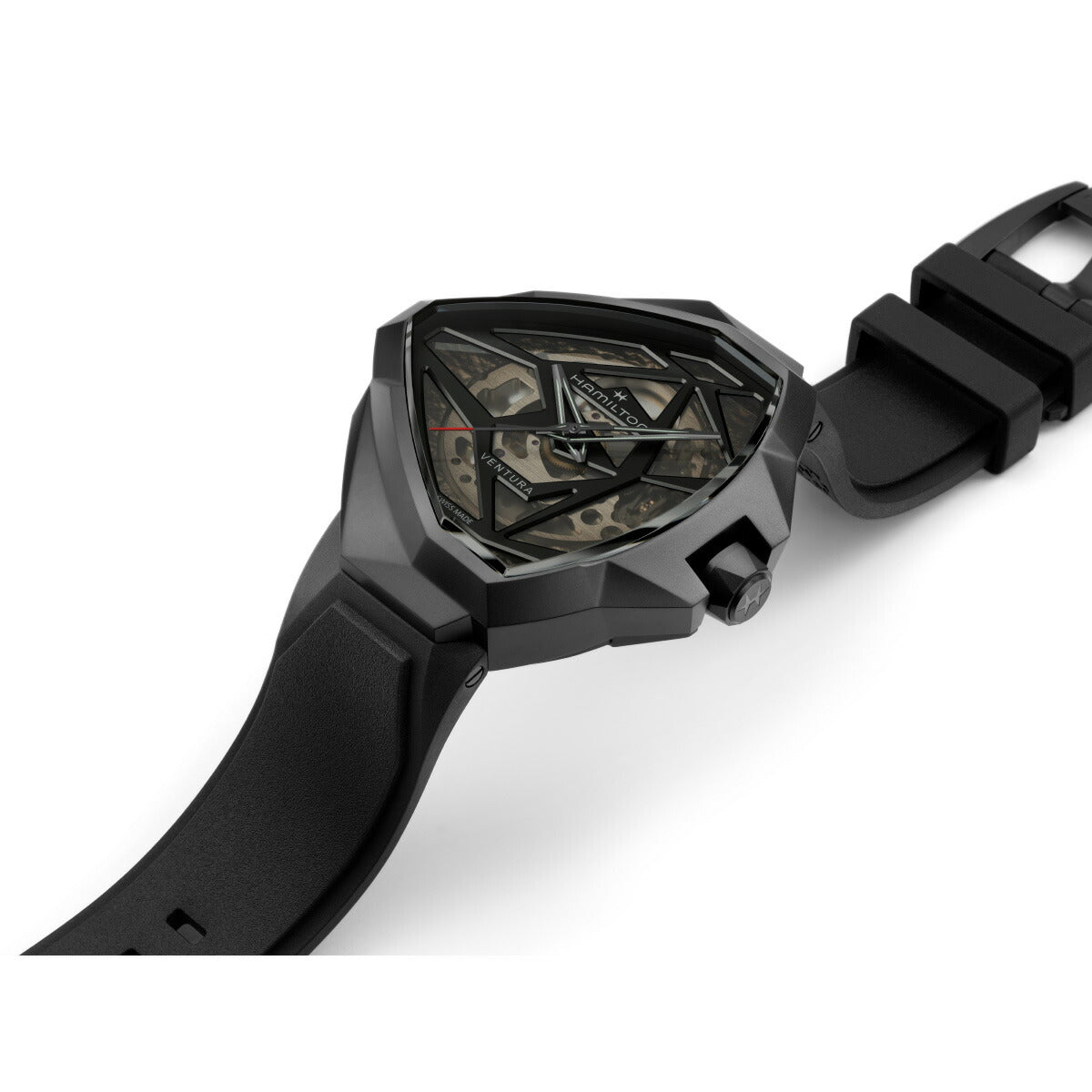 ハミルトン HAMILTON ベンチュラ エッジ スケルトン H24645330 腕時計 メンズ 自動巻き VENTURA EDGE SKELETON【2025 新作】【正規品】【60回分割手数料無料!】