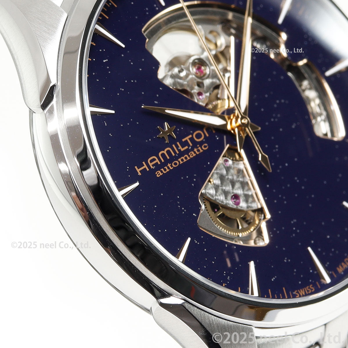 ハミルトン HAMILTON ジャズマスター オープン ハート オート H32705140 腕時計 メンズ 自動巻き JAZZMASTER OPEN HEART AUTO 42MM【2025 新作】【正規品】【60回分割手数料無料!】
