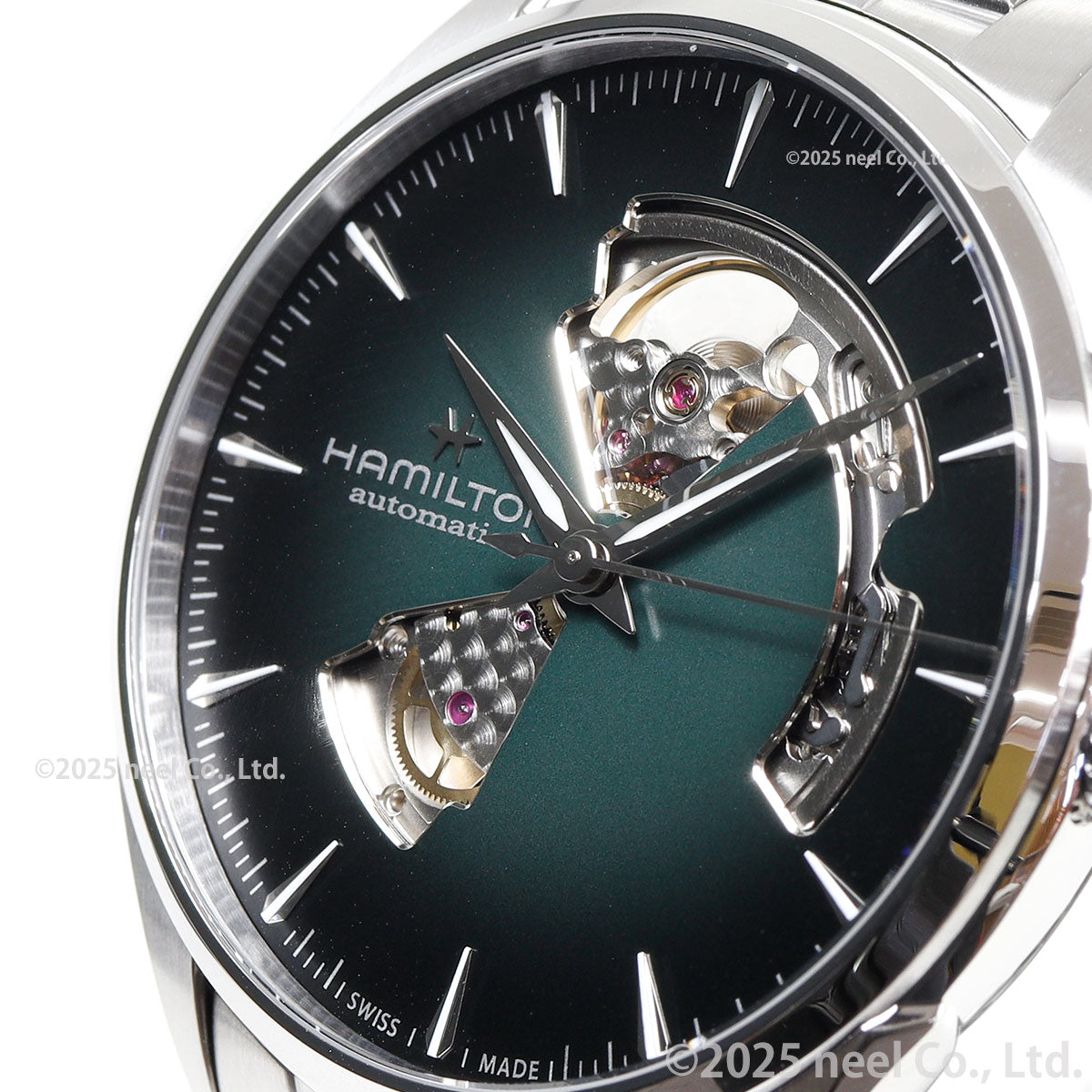 ハミルトン HAMILTON ジャズマスター オープン ハート オート H32705160 腕時計 メンズ 自動巻き JAZZMASTER OPEN HEART AUTO 42MM【2025 新作】【正規品】【60回分割手数料無料!】