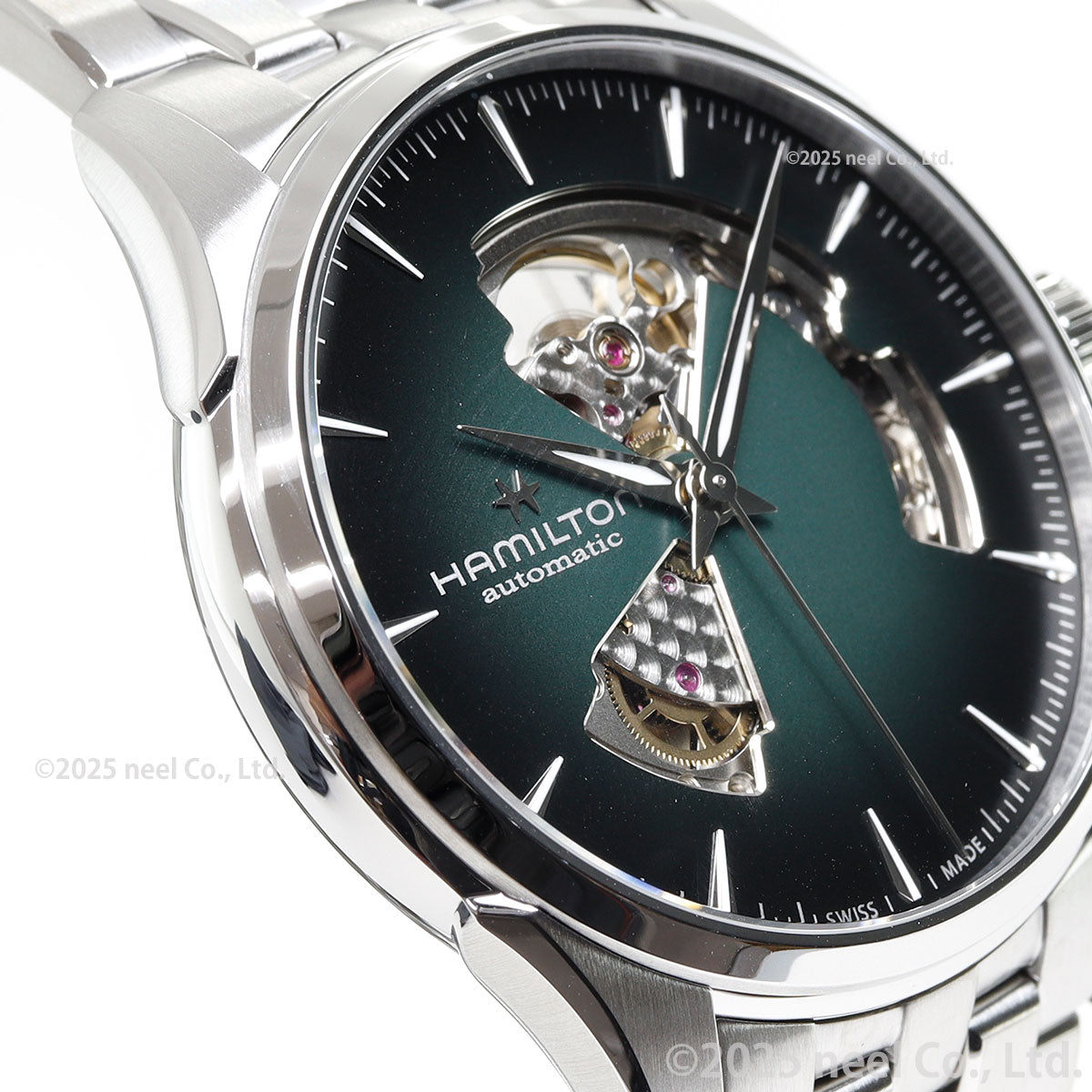 ハミルトン HAMILTON ジャズマスター オープン ハート オート H32705160 腕時計 メンズ 自動巻き JAZZMASTER OPEN HEART AUTO 42MM【2025 新作】【正規品】【60回分割手数料無料!】