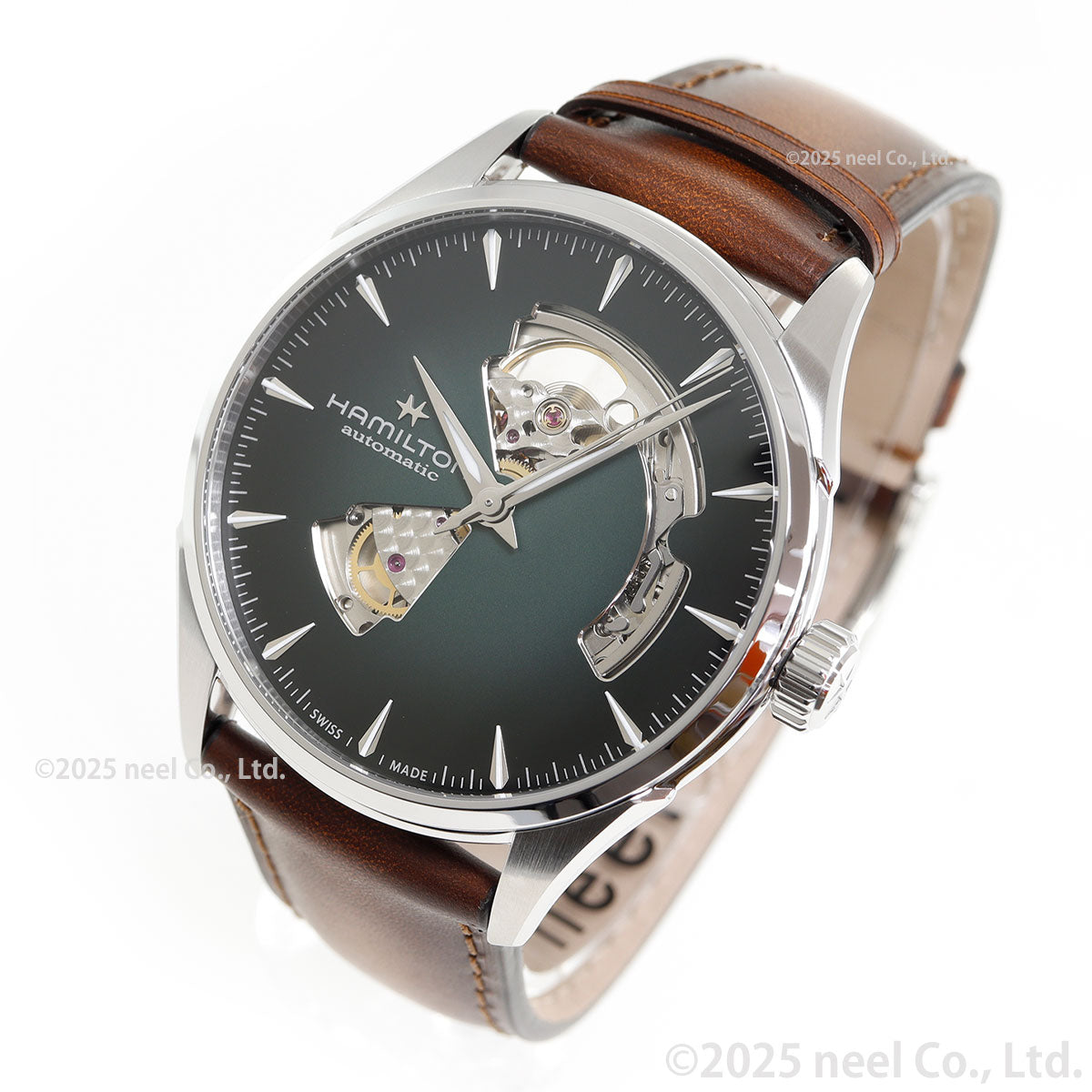 ハミルトン HAMILTON ジャズマスター オープン ハート オート H32705560 腕時計 メンズ 自動巻き JAZZMASTER OPEN HEART AUTO 42MM【2025 新作】【正規品】【60回分割手数料無料!】