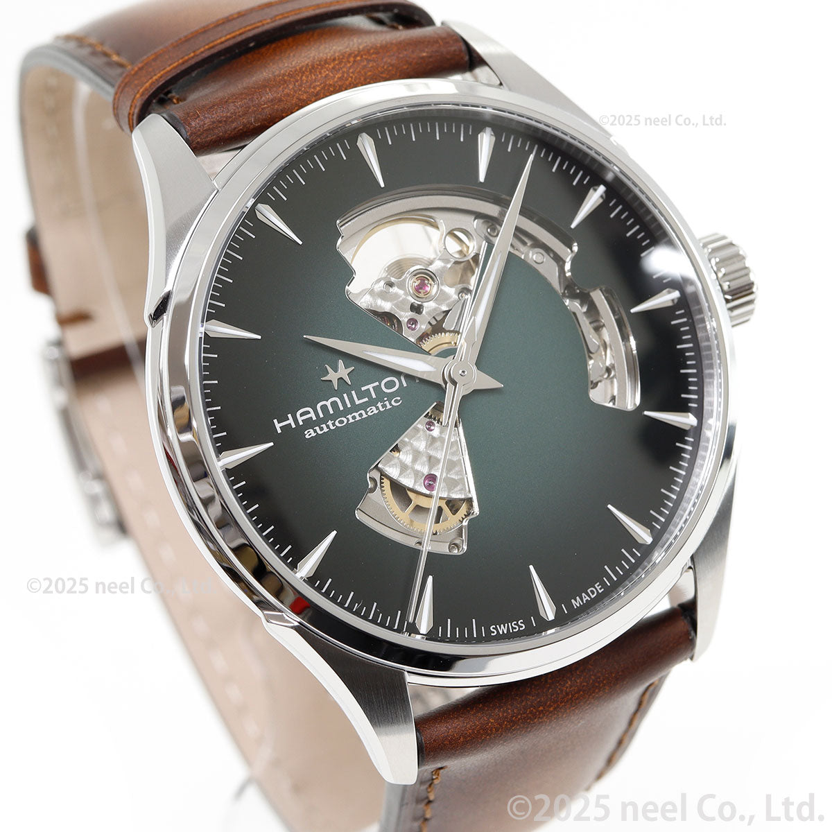 ハミルトン HAMILTON ジャズマスター オープン ハート オート H32705560 腕時計 メンズ 自動巻き JAZZMASTER OPEN HEART AUTO 42MM【2025 新作】【正規品】【60回分割手数料無料!】