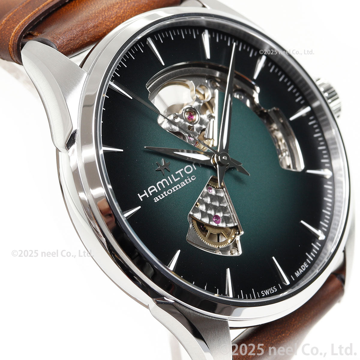 ハミルトン HAMILTON ジャズマスター オープン ハート オート H32705560 腕時計 メンズ 自動巻き JAZZMASTER OPEN HEART AUTO 42MM【2025 新作】【正規品】【60回分割手数料無料!】