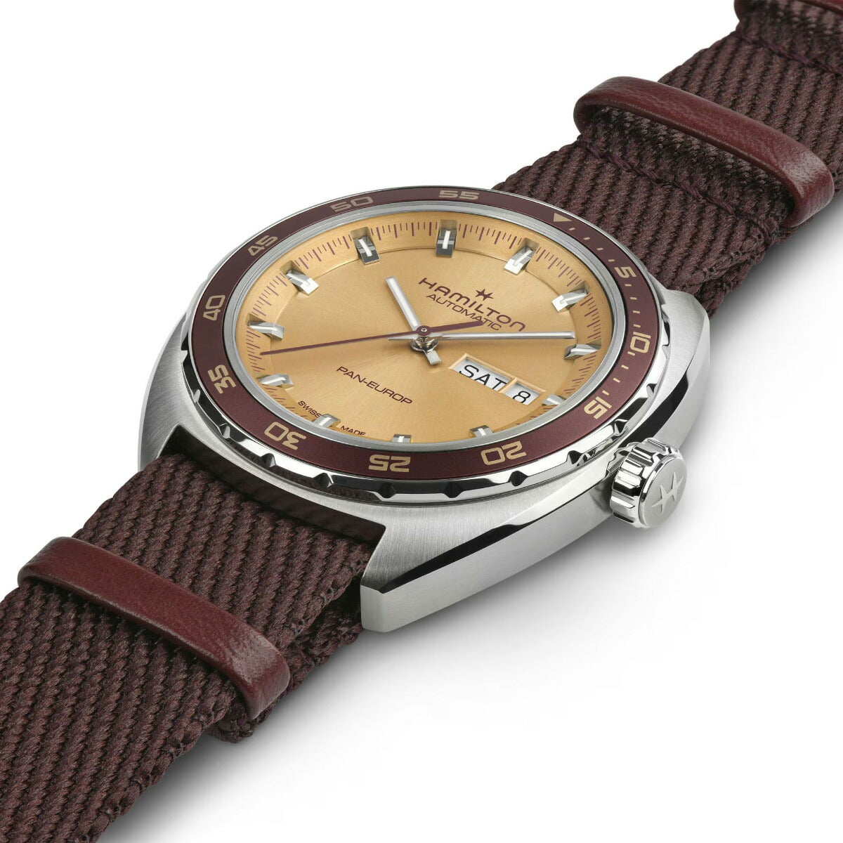 ハミルトン HAMILTON アメリカン クラシック パン ユーロ デイデイト オート H35435820 腕時計 自動巻き AMERICAN CLASSIC PAN EUROP DAY DATE AUTO【正規品】【60回分割手数料無料!】