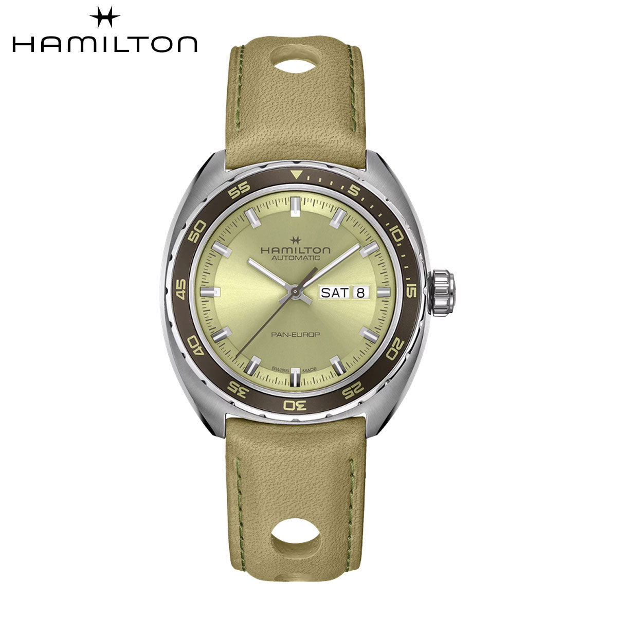 ハミルトン HAMILTON アメリカン クラシック パンユーロ デイデイト オートマティック H35445860 腕時計 メンズ 自動巻き【正規品】【60回分割手数料無料!】